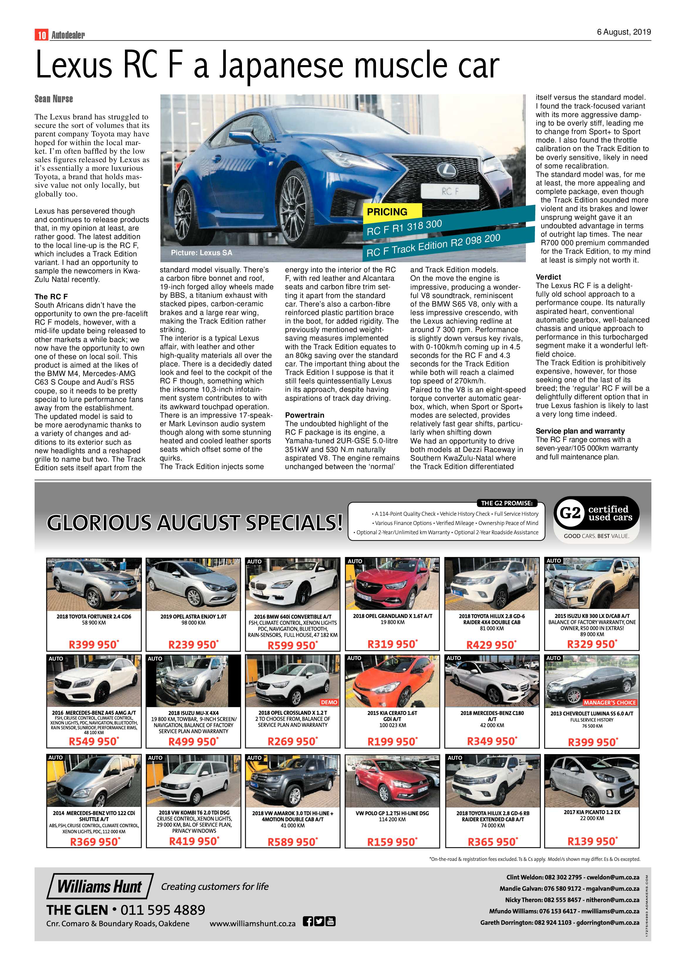 Southern Courier 06 August 2019 page 10
