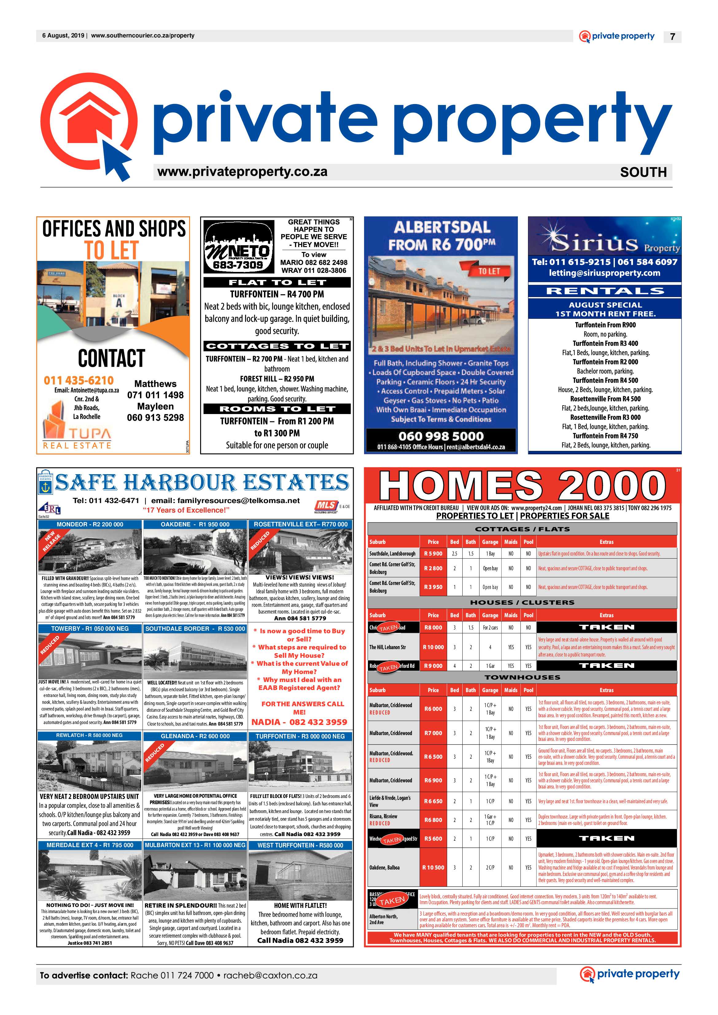 Southern Courier 06 August 2019 page 7