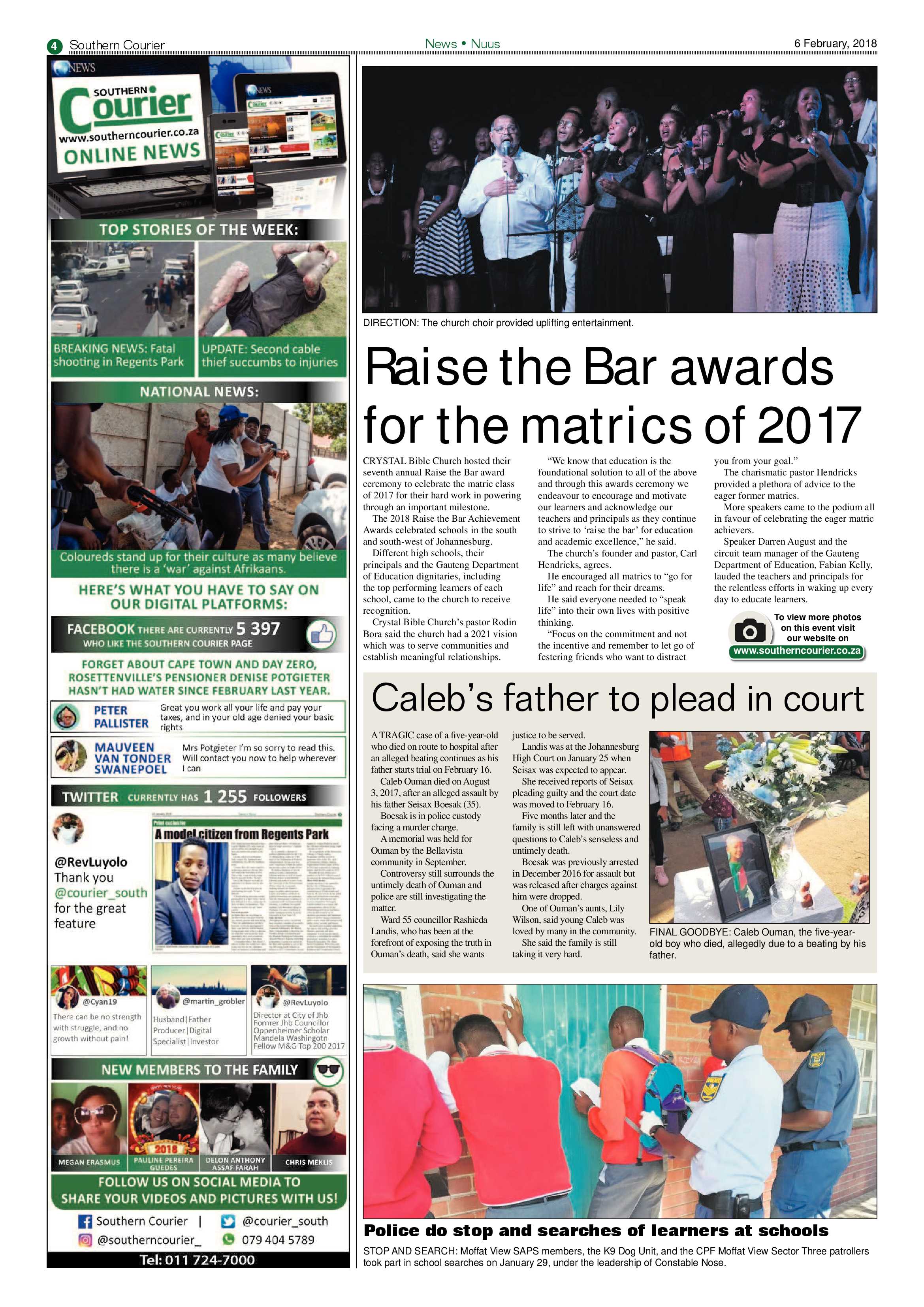 Southern Courier 06 February 2018 page 4