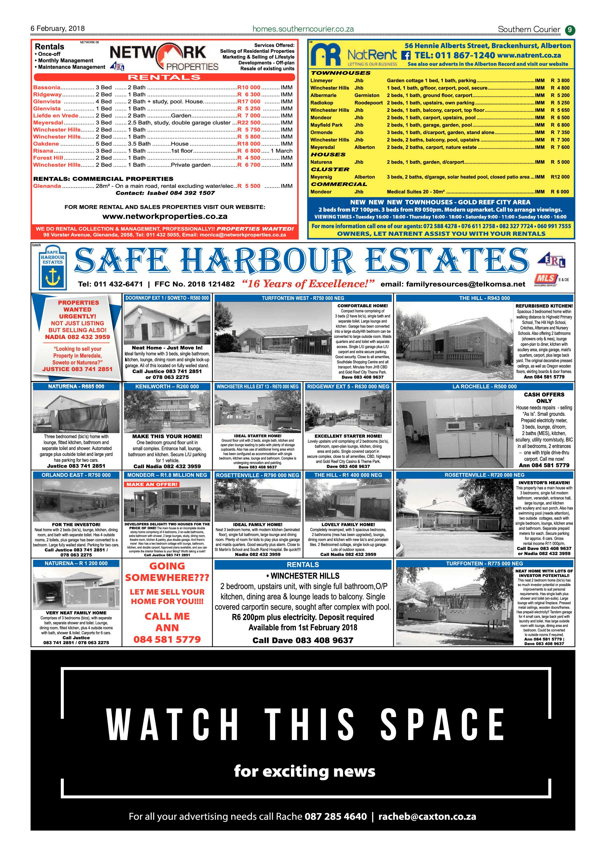 Southern Courier 06 February 2018 page 9