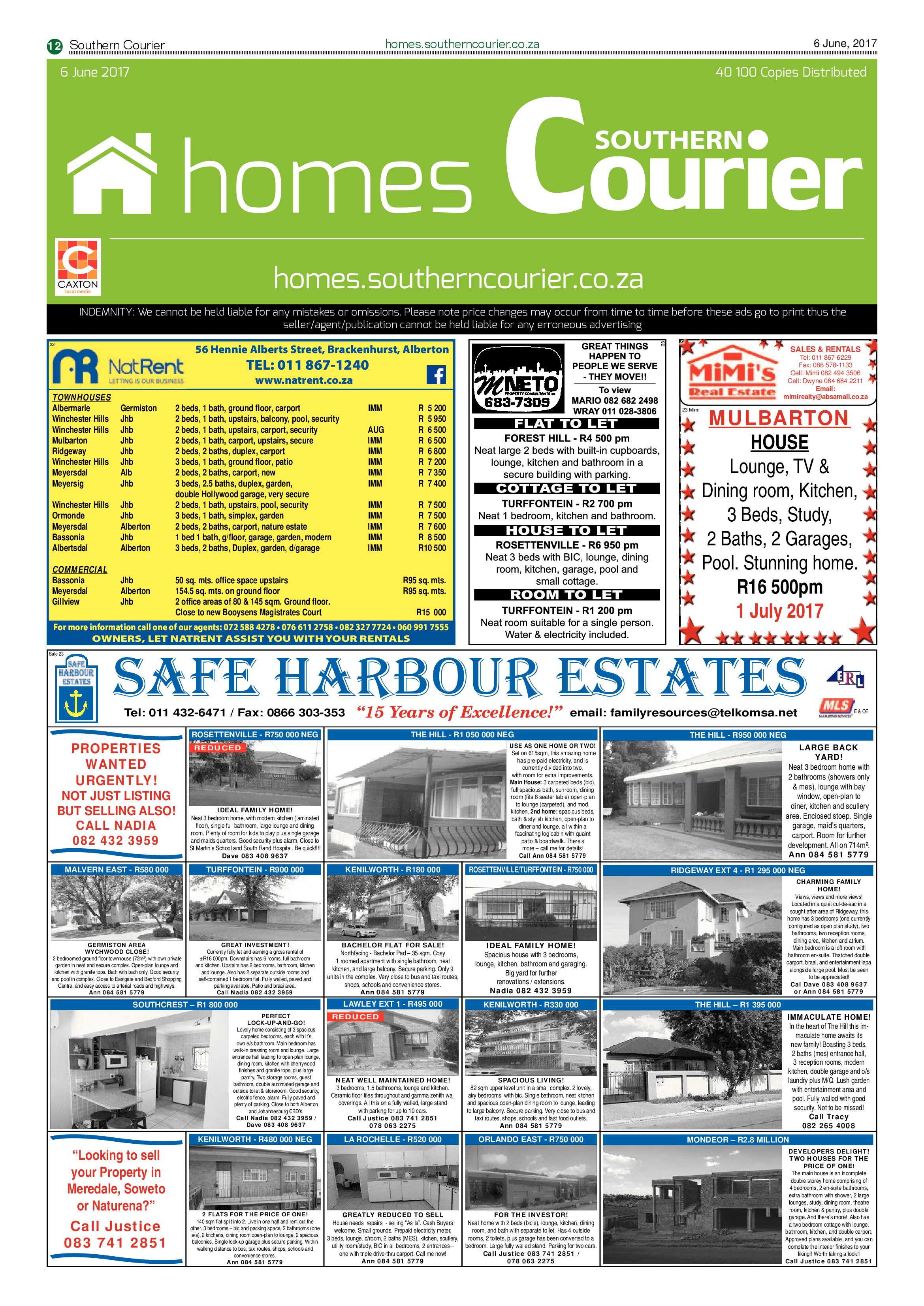Southern Courier 06 June 2017 page 12