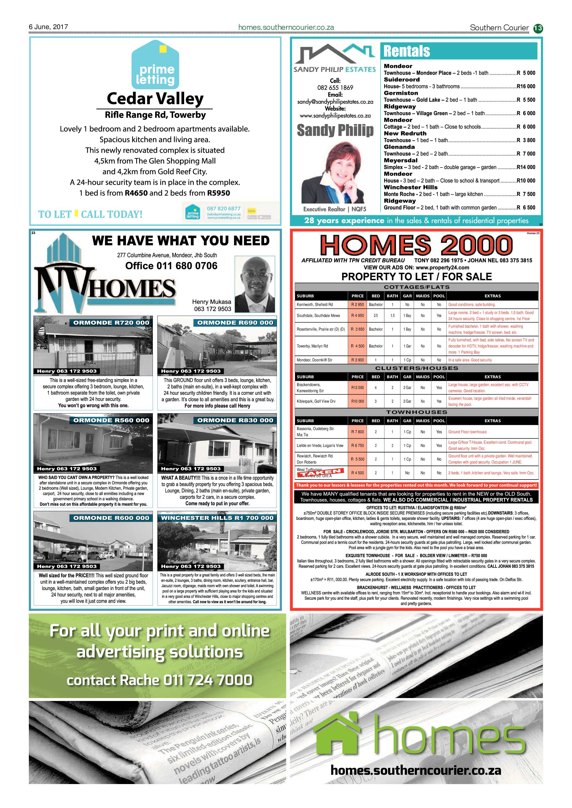 Southern Courier 06 June 2017 page 13