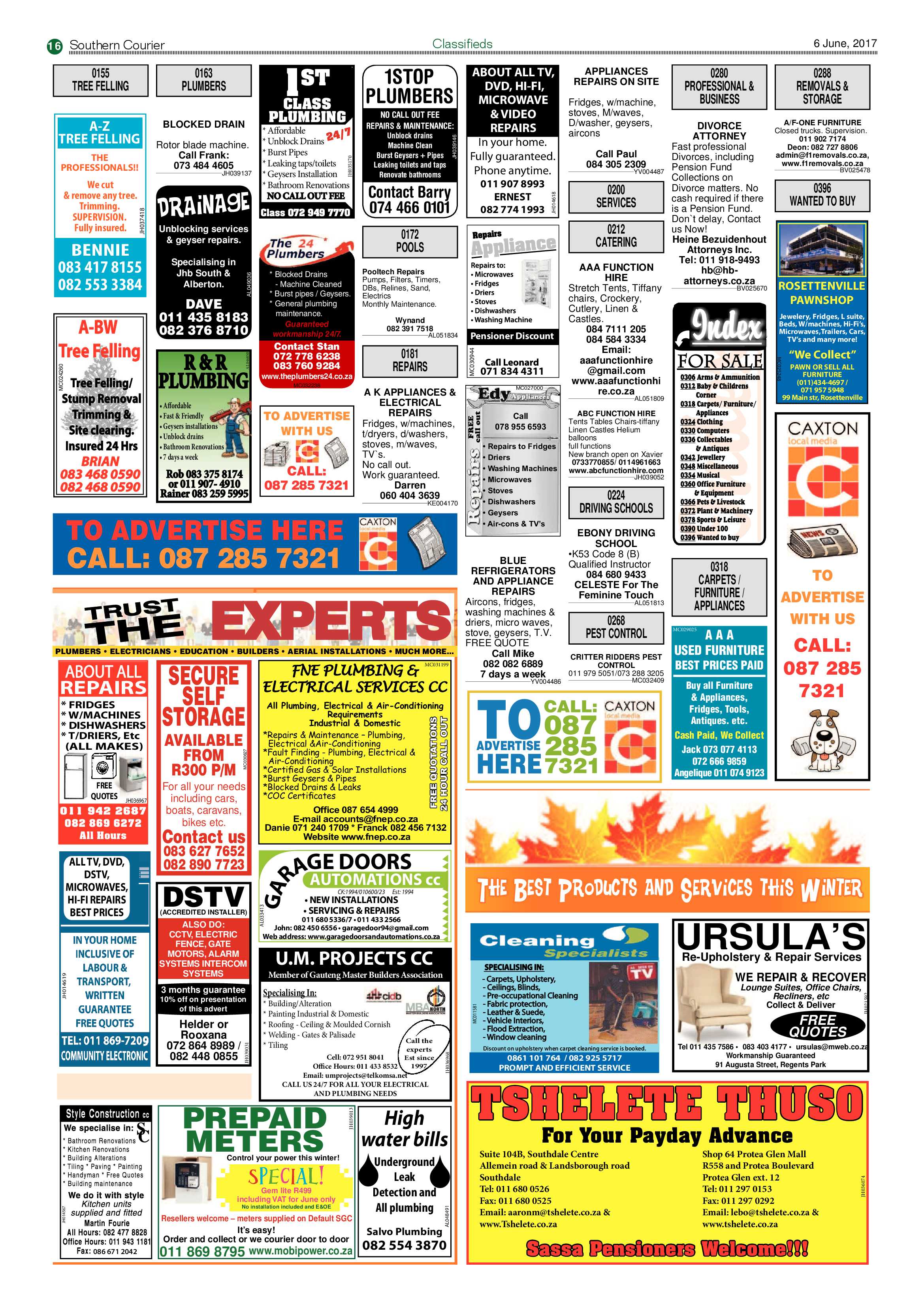 Southern Courier 06 June 2017 page 16