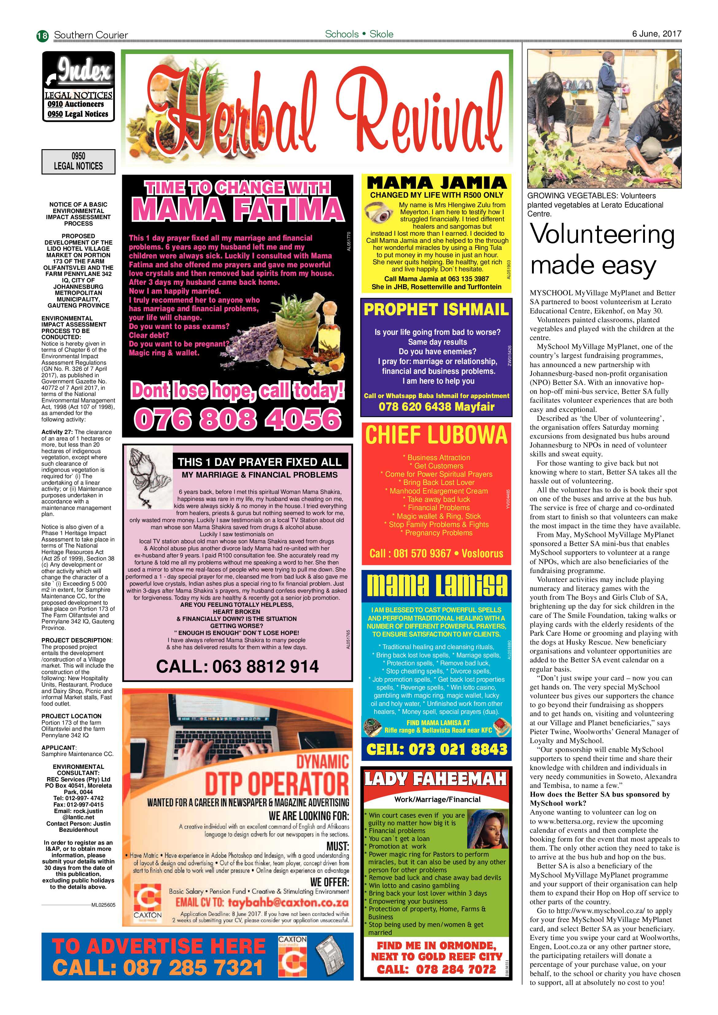 Southern Courier 06 June 2017 page 18
