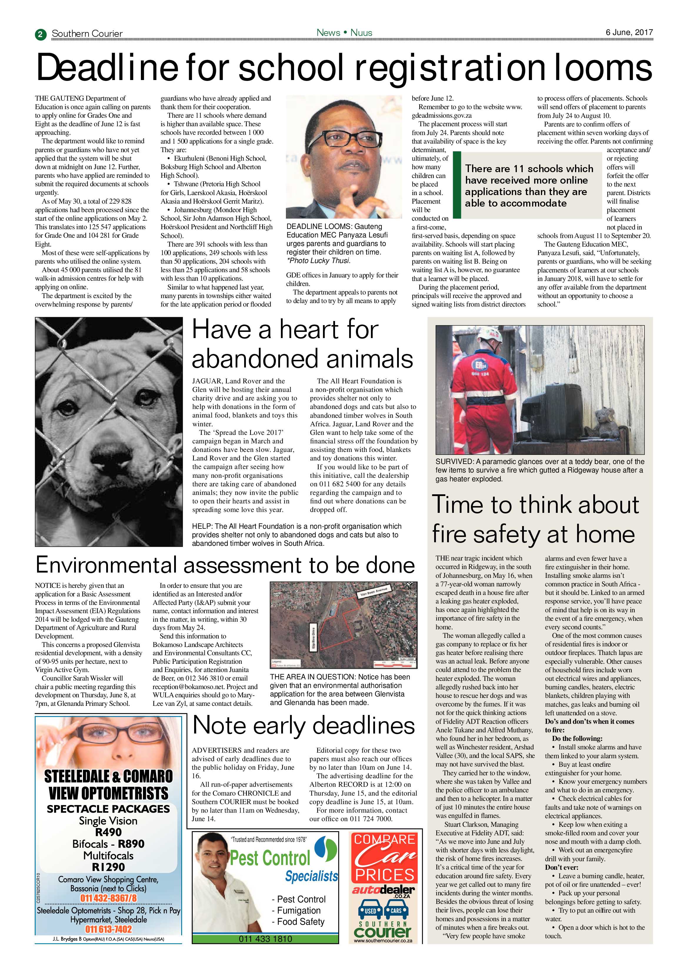Southern Courier 06 June 2017 page 2