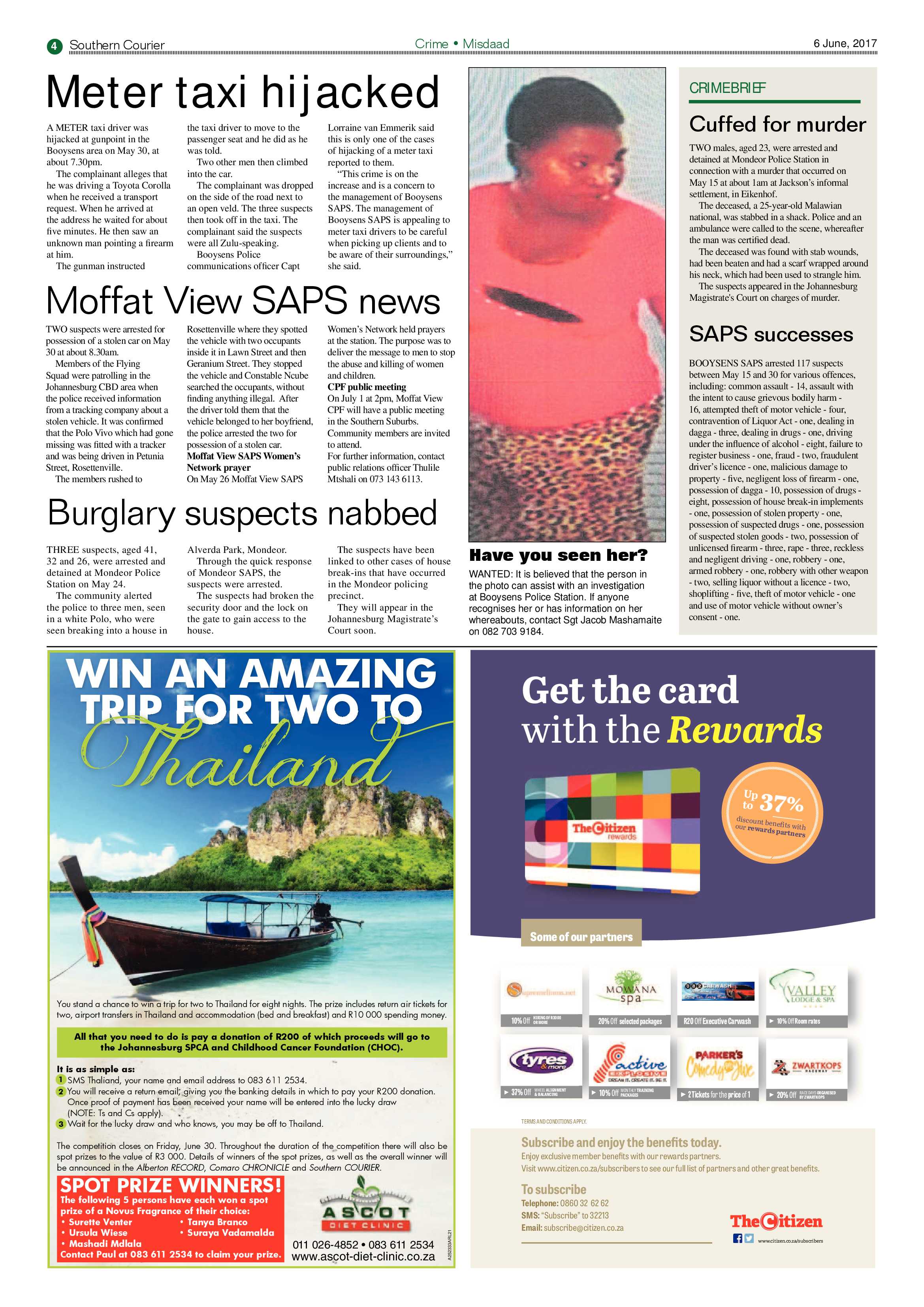 Southern Courier 06 June 2017 page 4