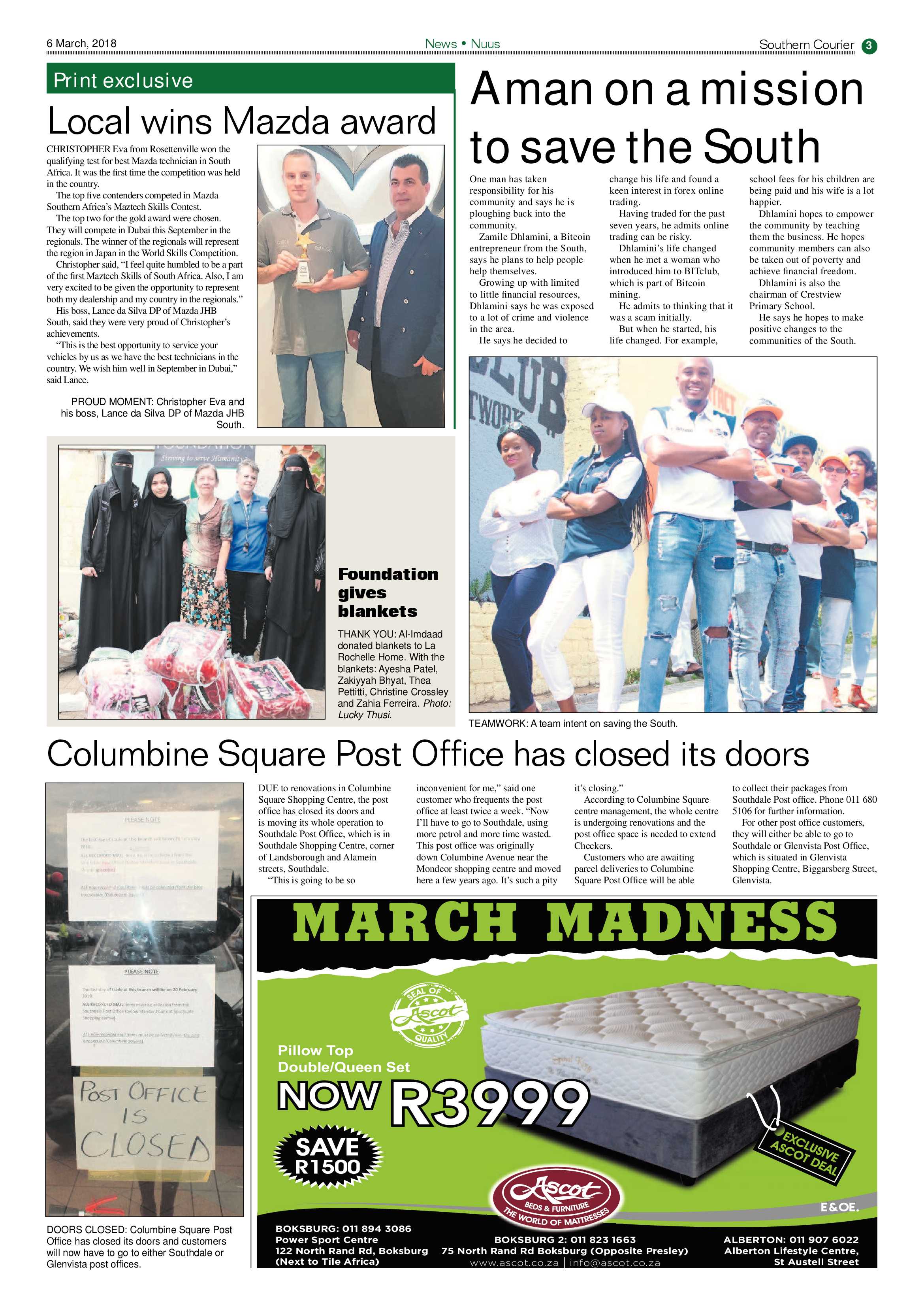 Southern Courier 06 March 2018 page 3