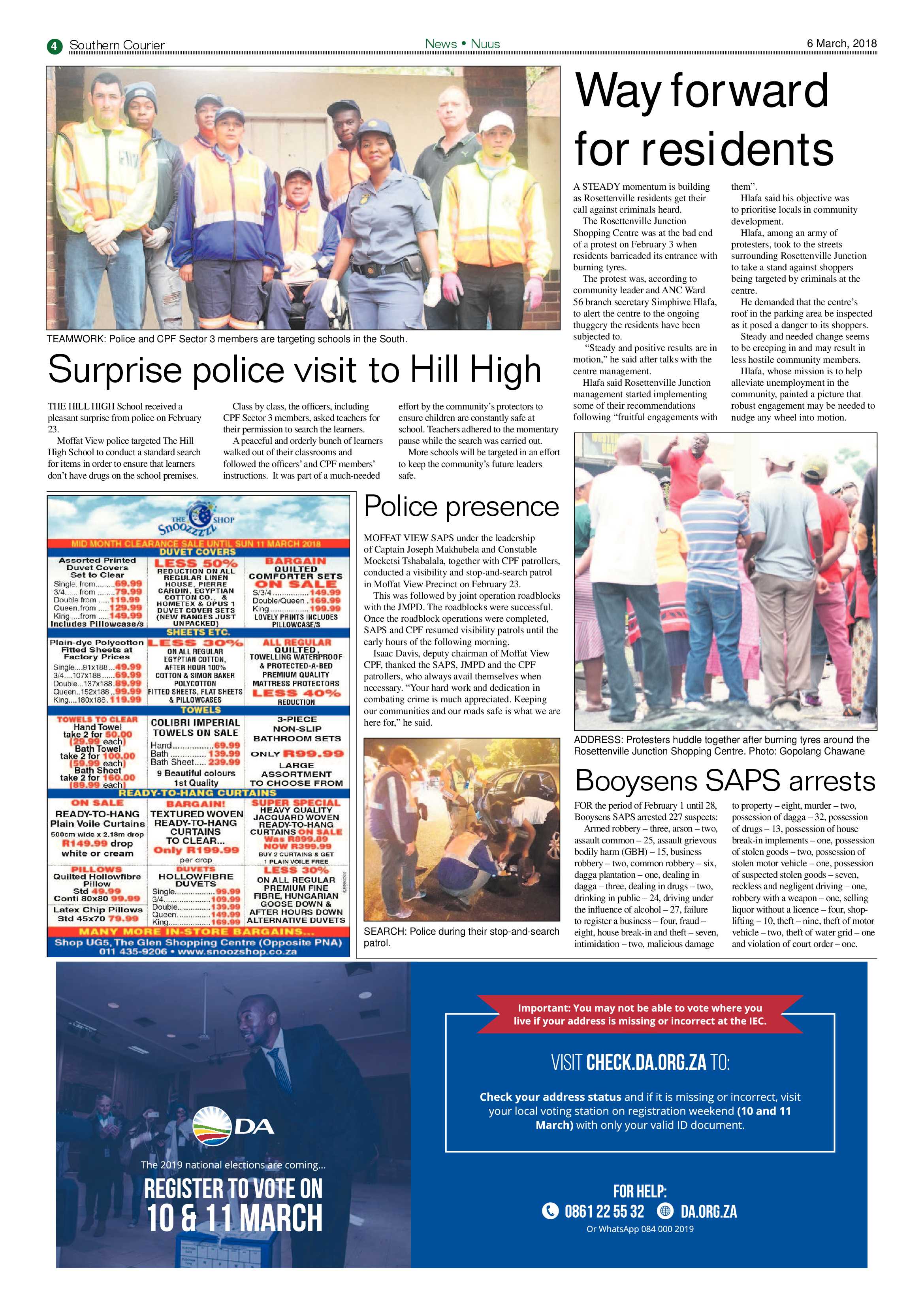 Southern Courier 06 March 2018 page 4