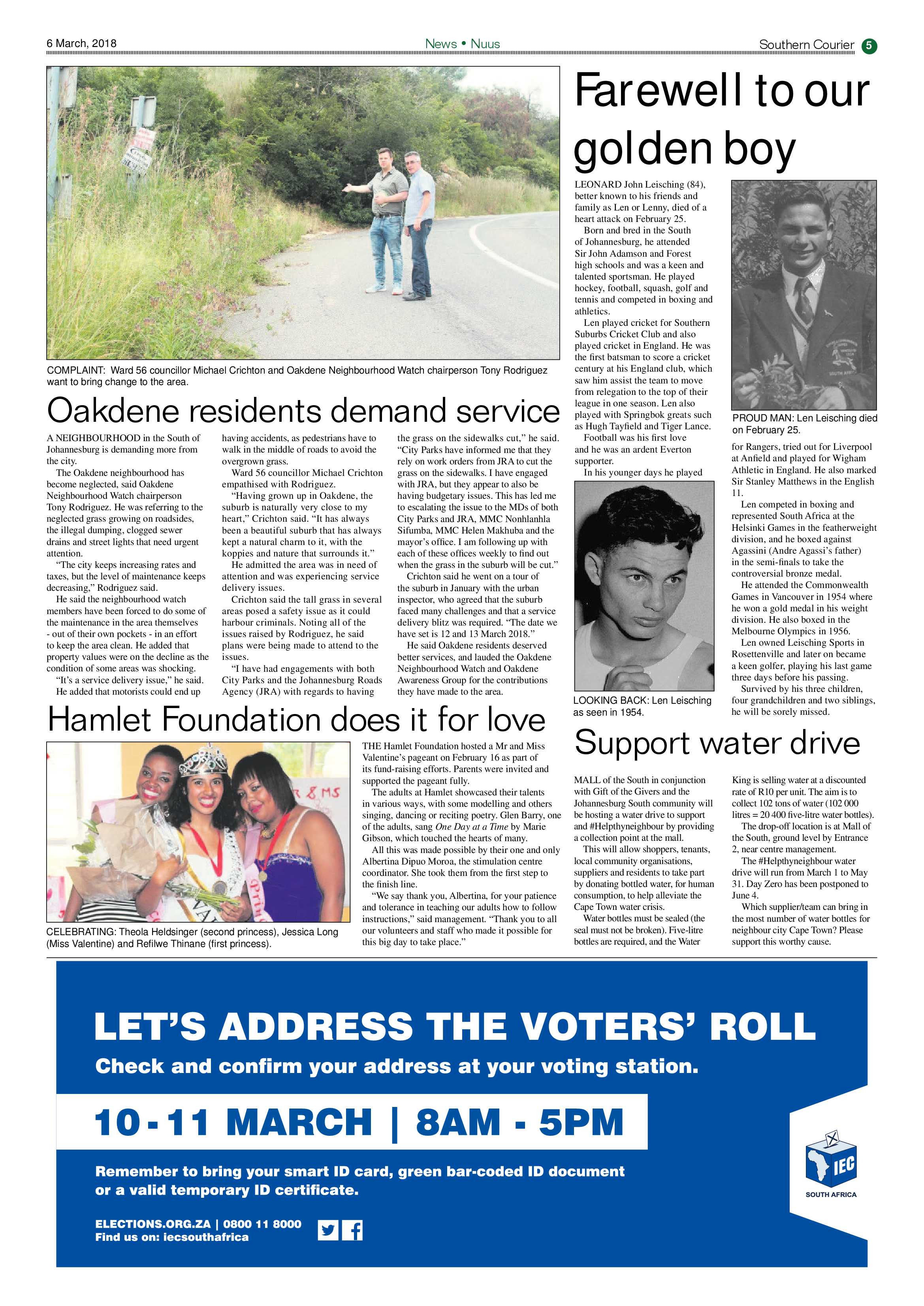 Southern Courier 06 March 2018 page 5