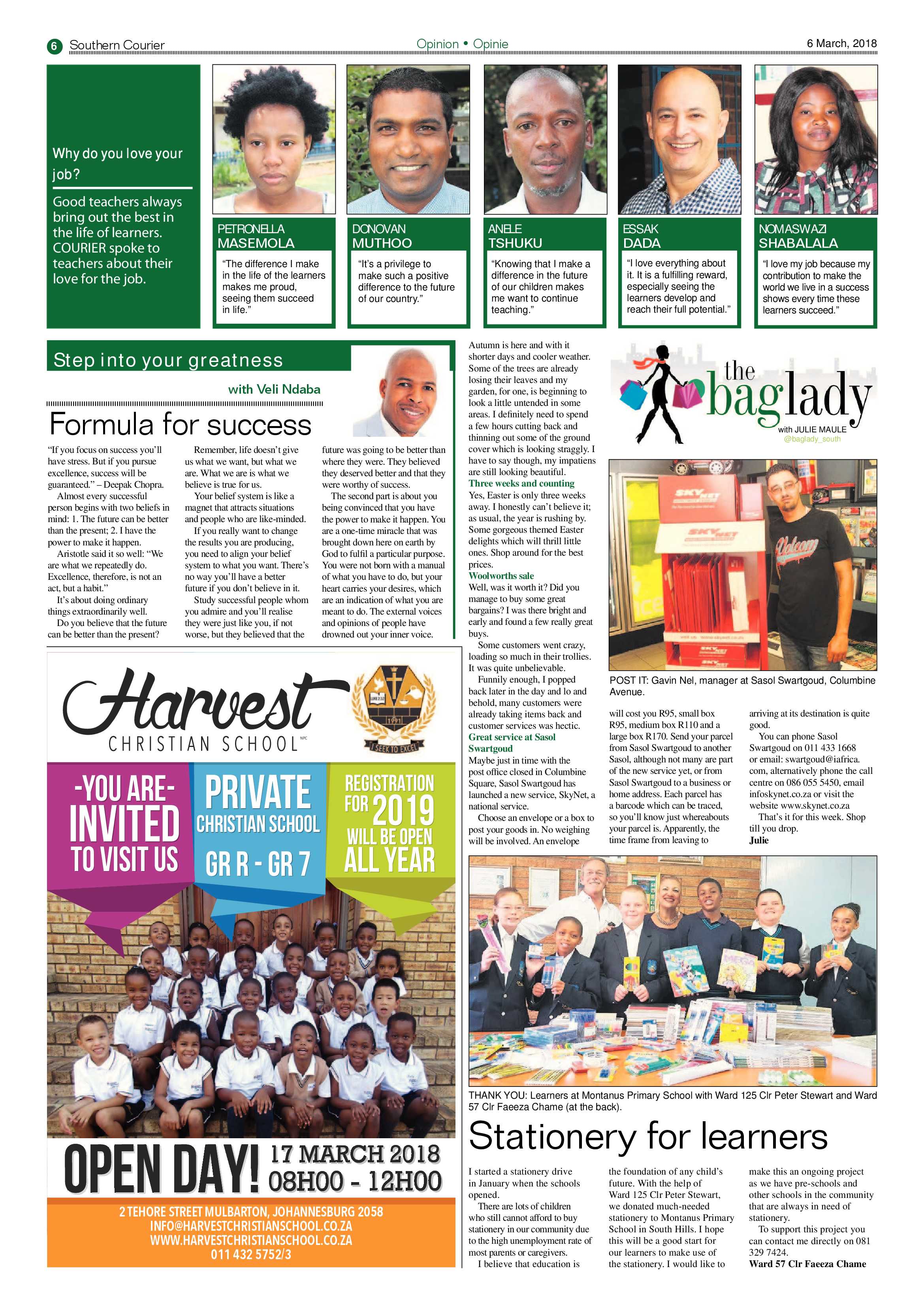 Southern Courier 06 March 2018 page 6