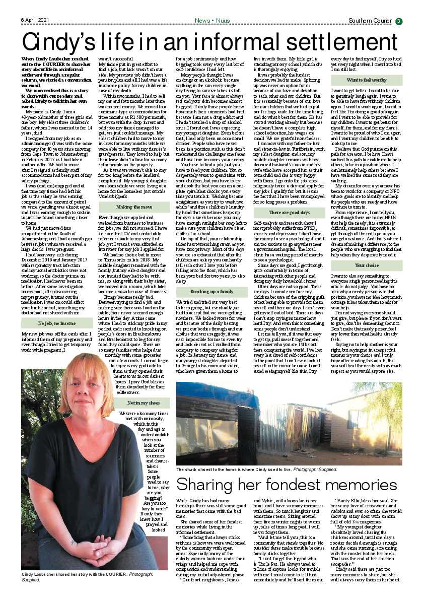 Southern Courier 06 April 2021 page 3