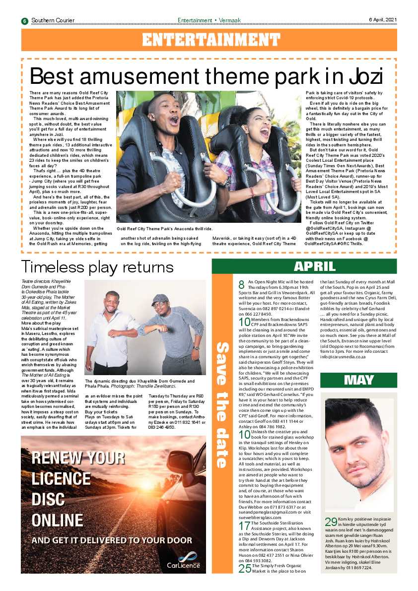 Southern Courier 06 April 2021 page 6