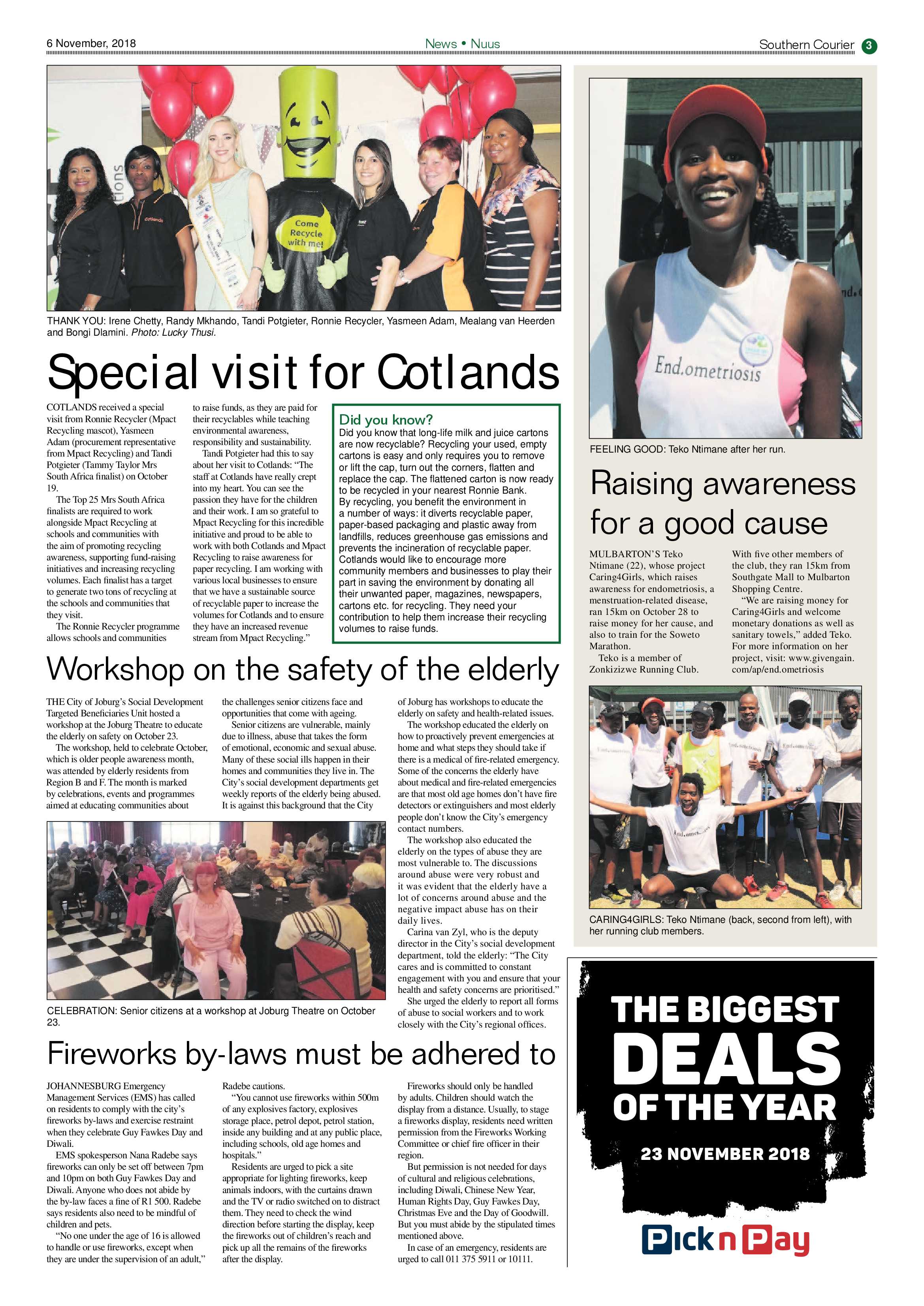 Southern Courier 06 November 2018 page 3