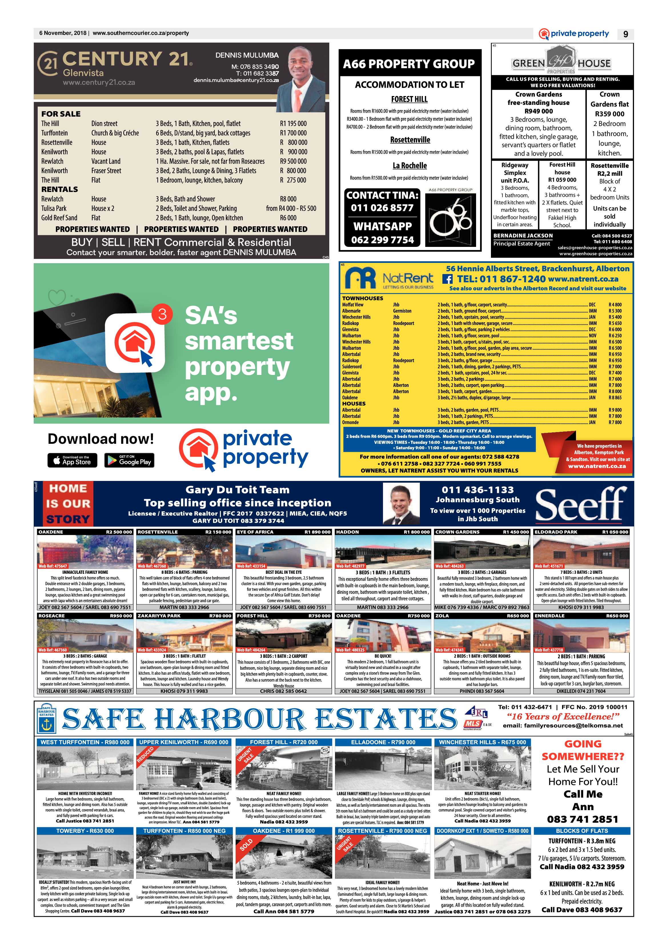 Southern Courier 06 November 2018 page 9