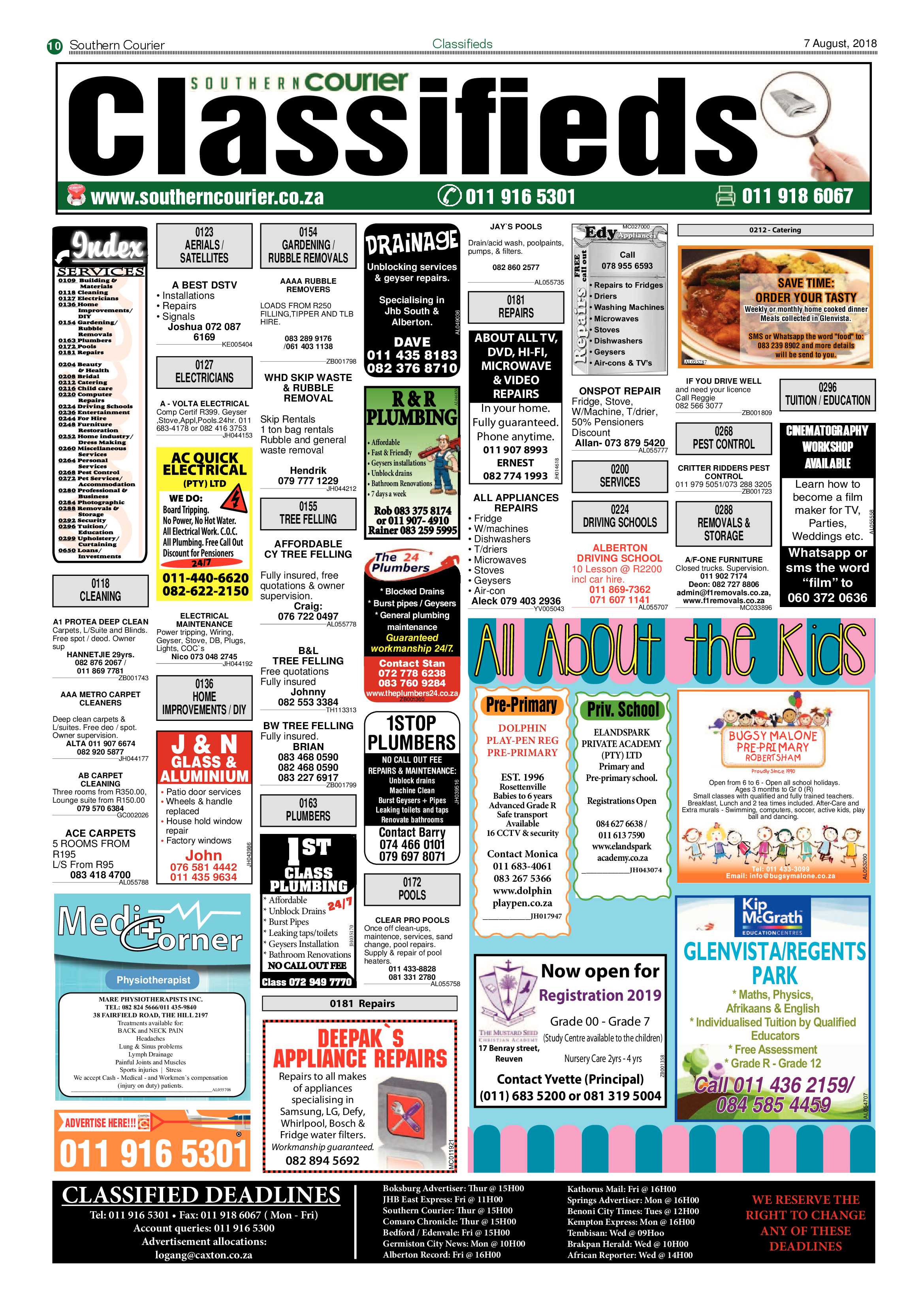 Southern Courier 07 August 2018 page 10
