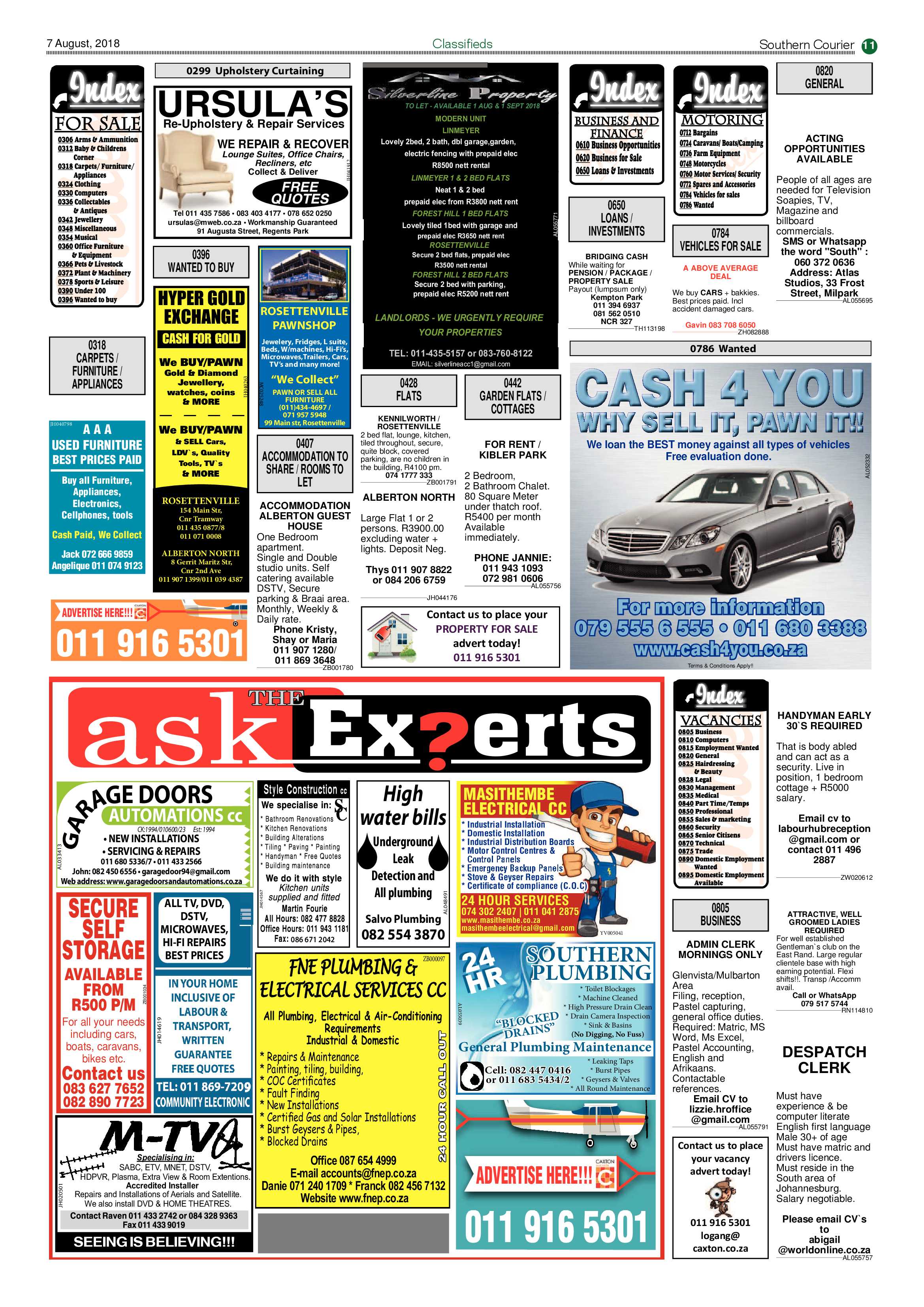 Southern Courier 07 August 2018 page 11