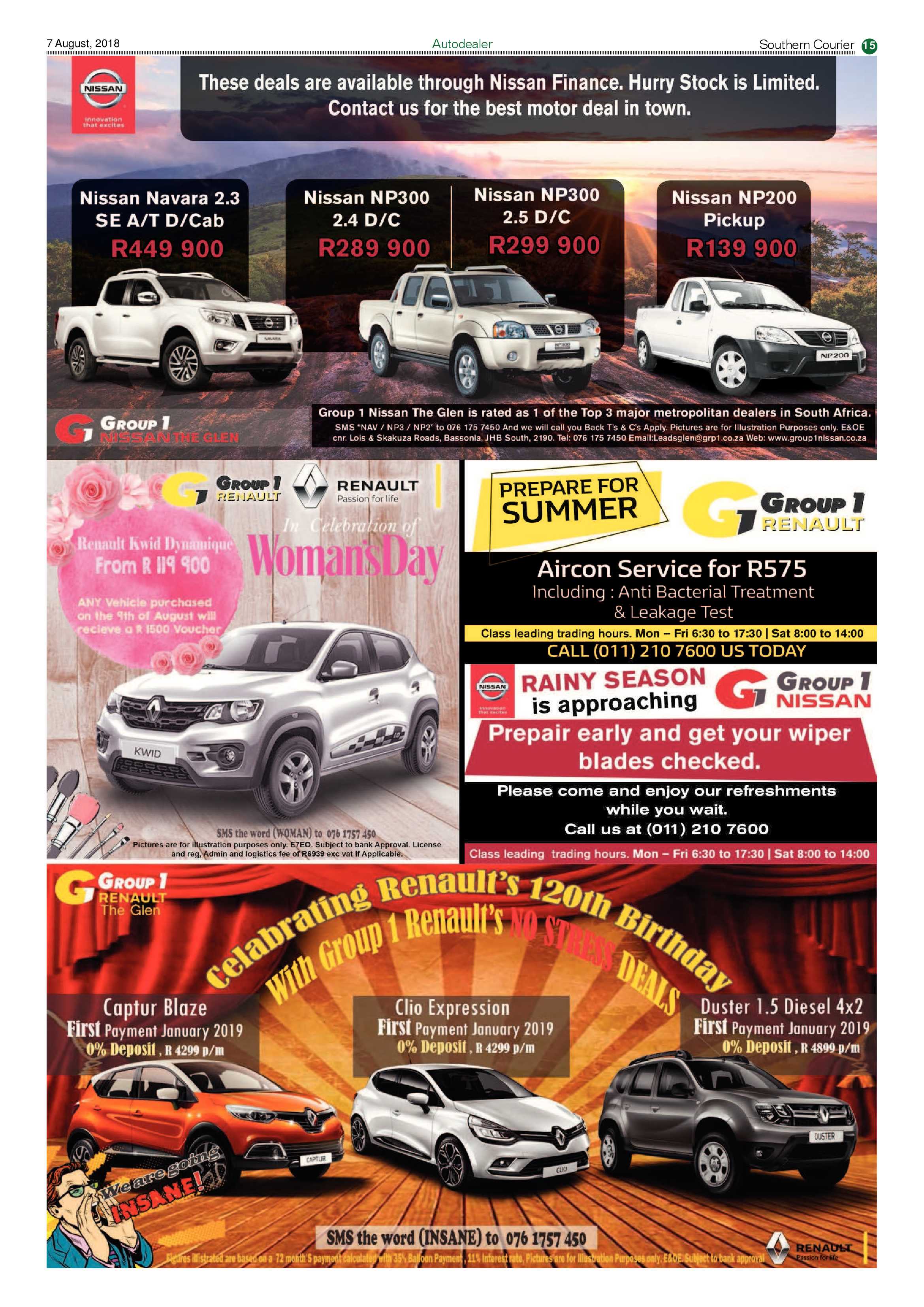 Southern Courier 07 August 2018 page 15