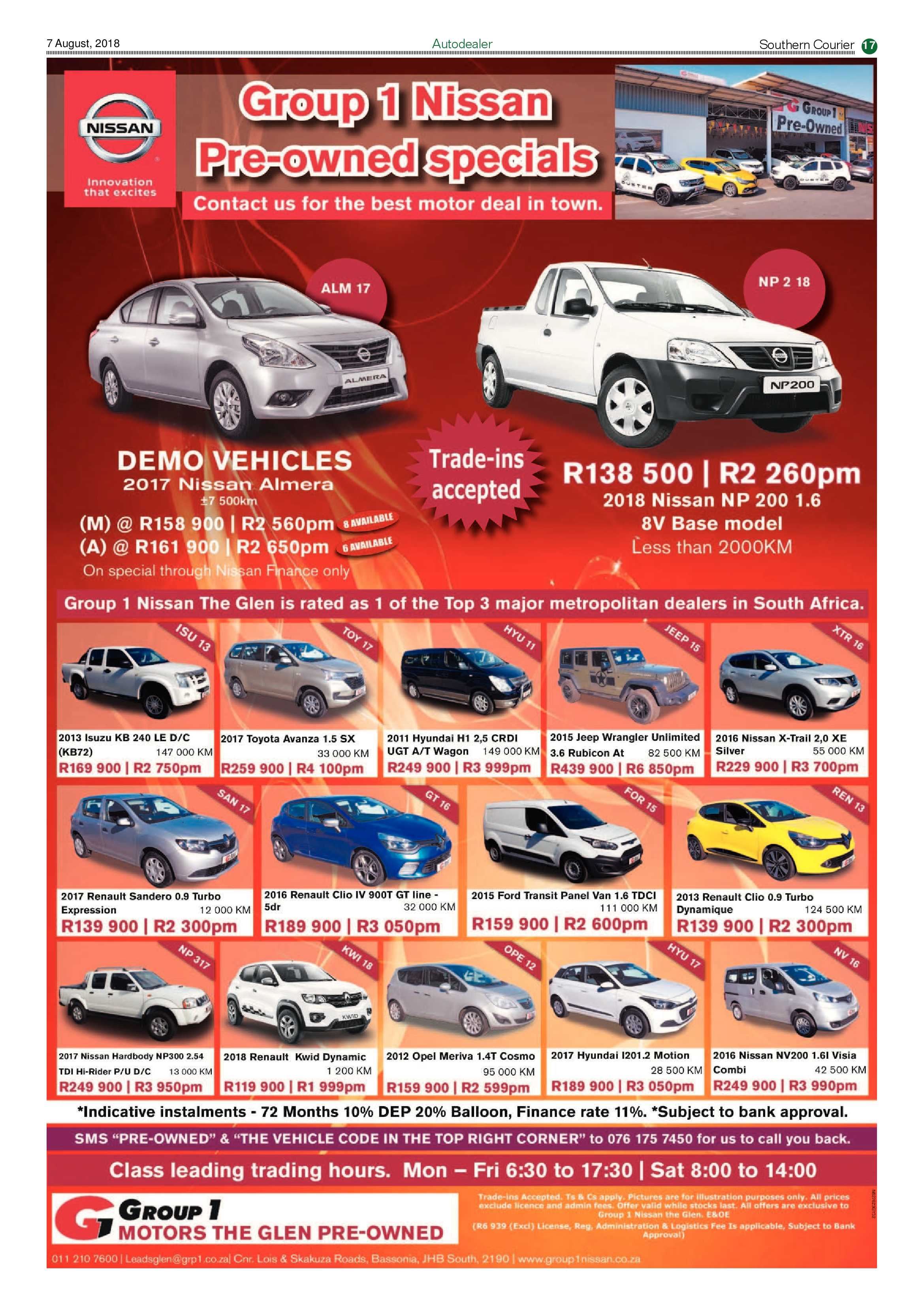 Southern Courier 07 August 2018 page 17