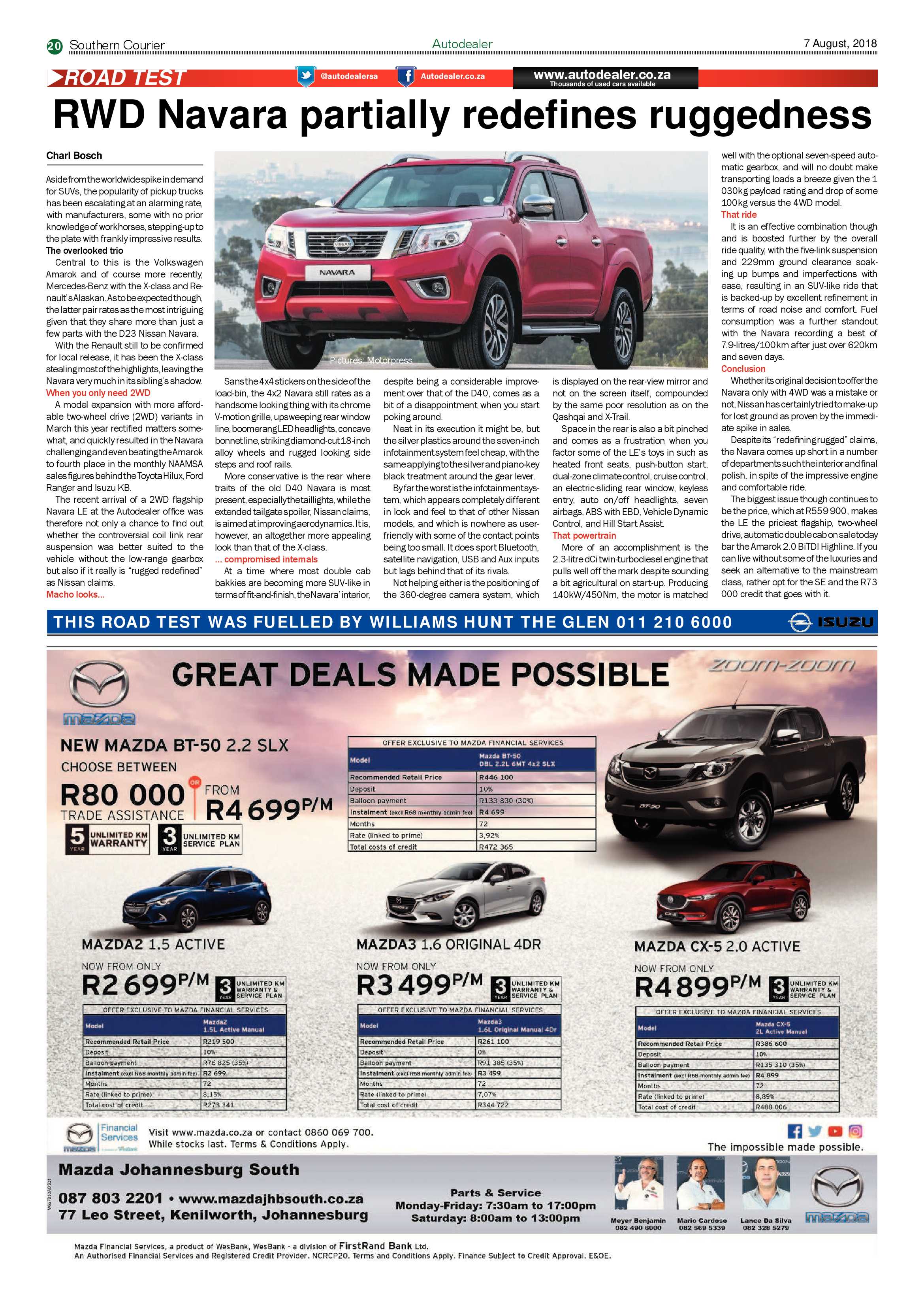 Southern Courier 07 August 2018 page 20