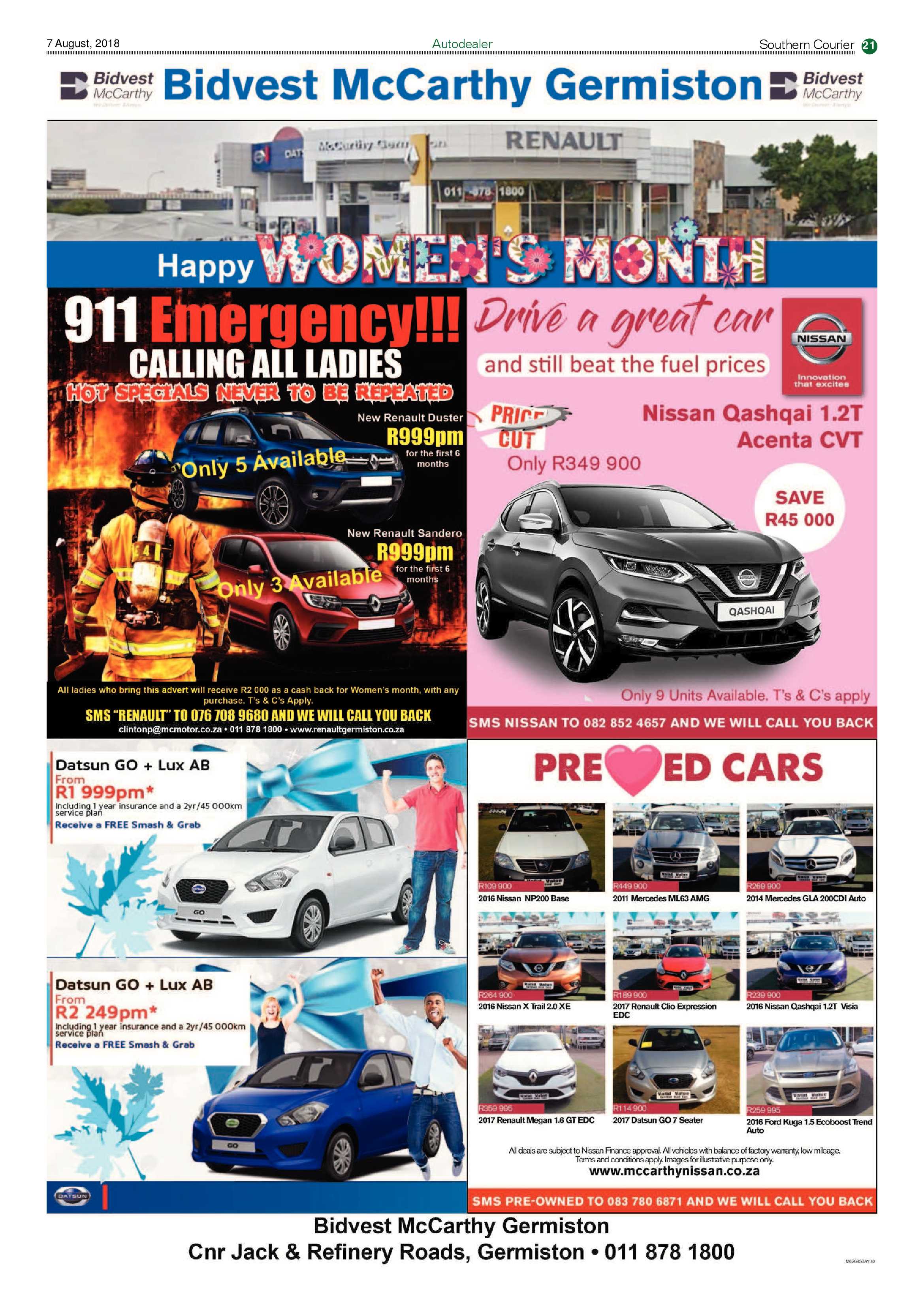 Southern Courier 07 August 2018 page 21