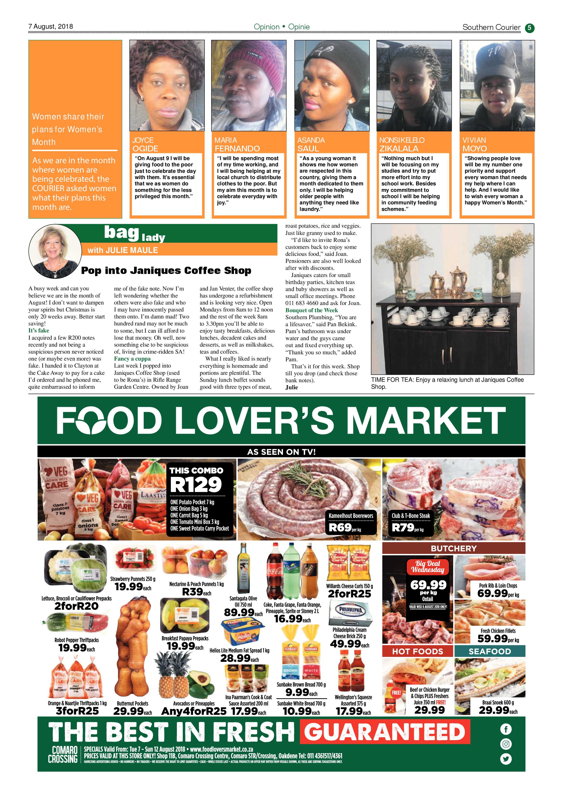 Southern Courier 07 August 2018 page 5