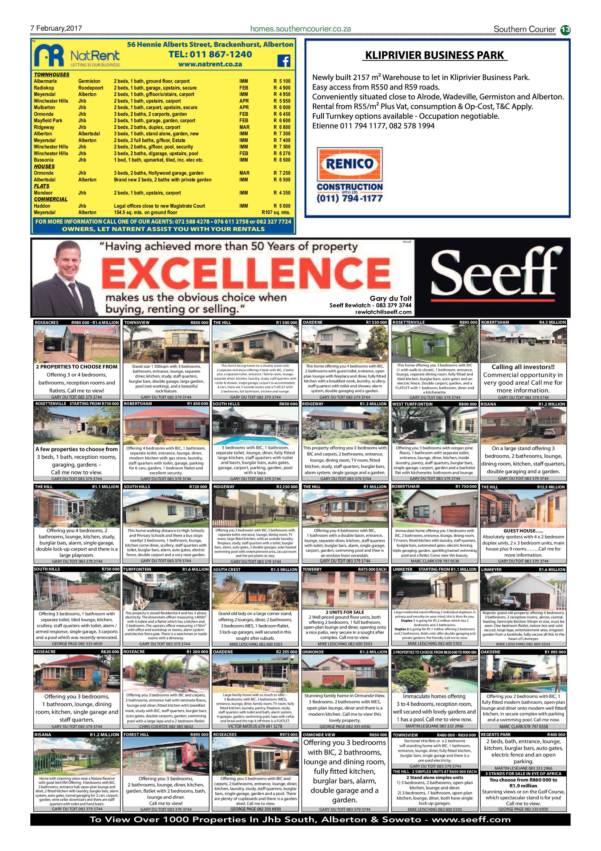 Southern Courier 07 February 2016 page 13