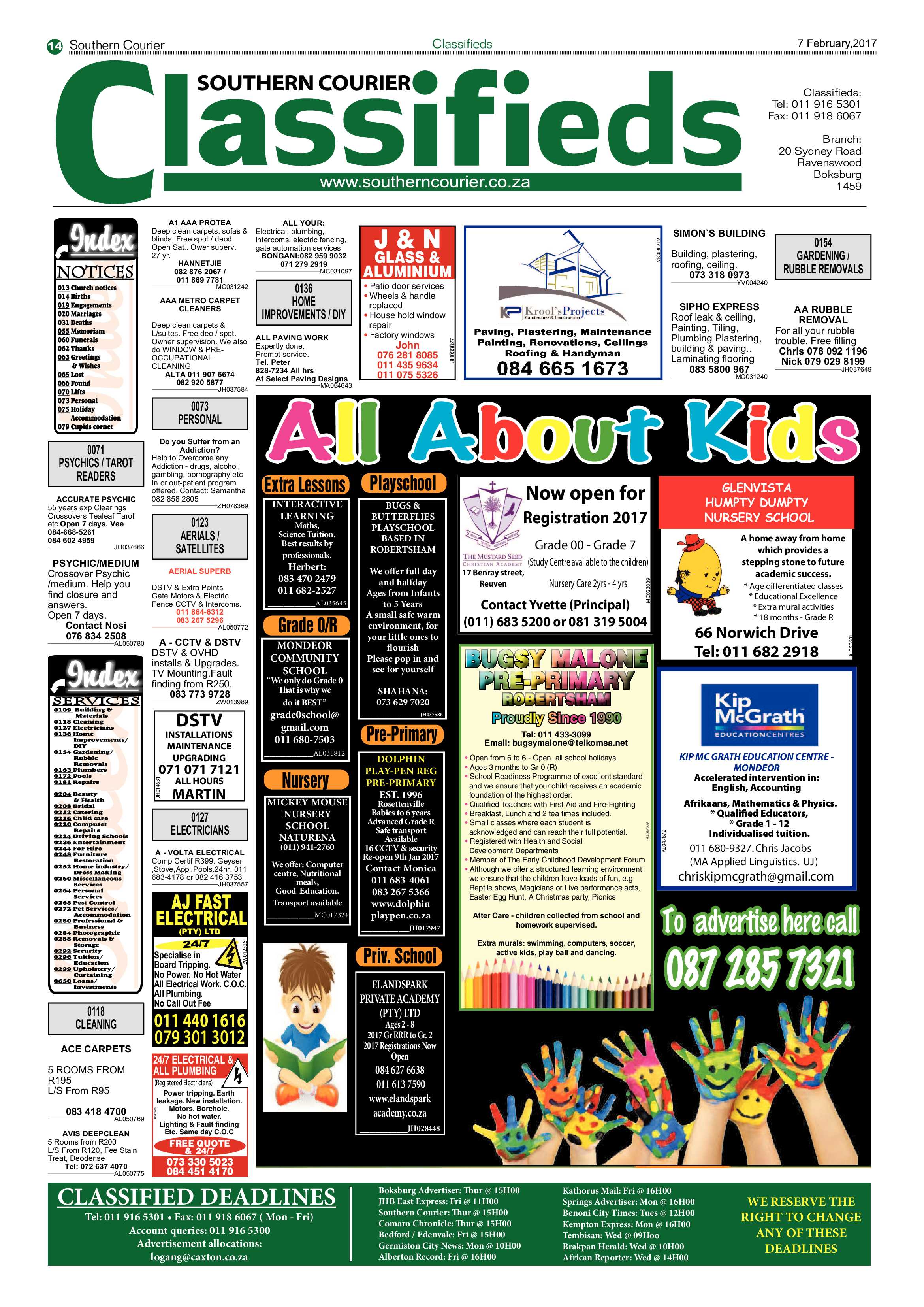 Southern Courier 07 February 2016 page 14