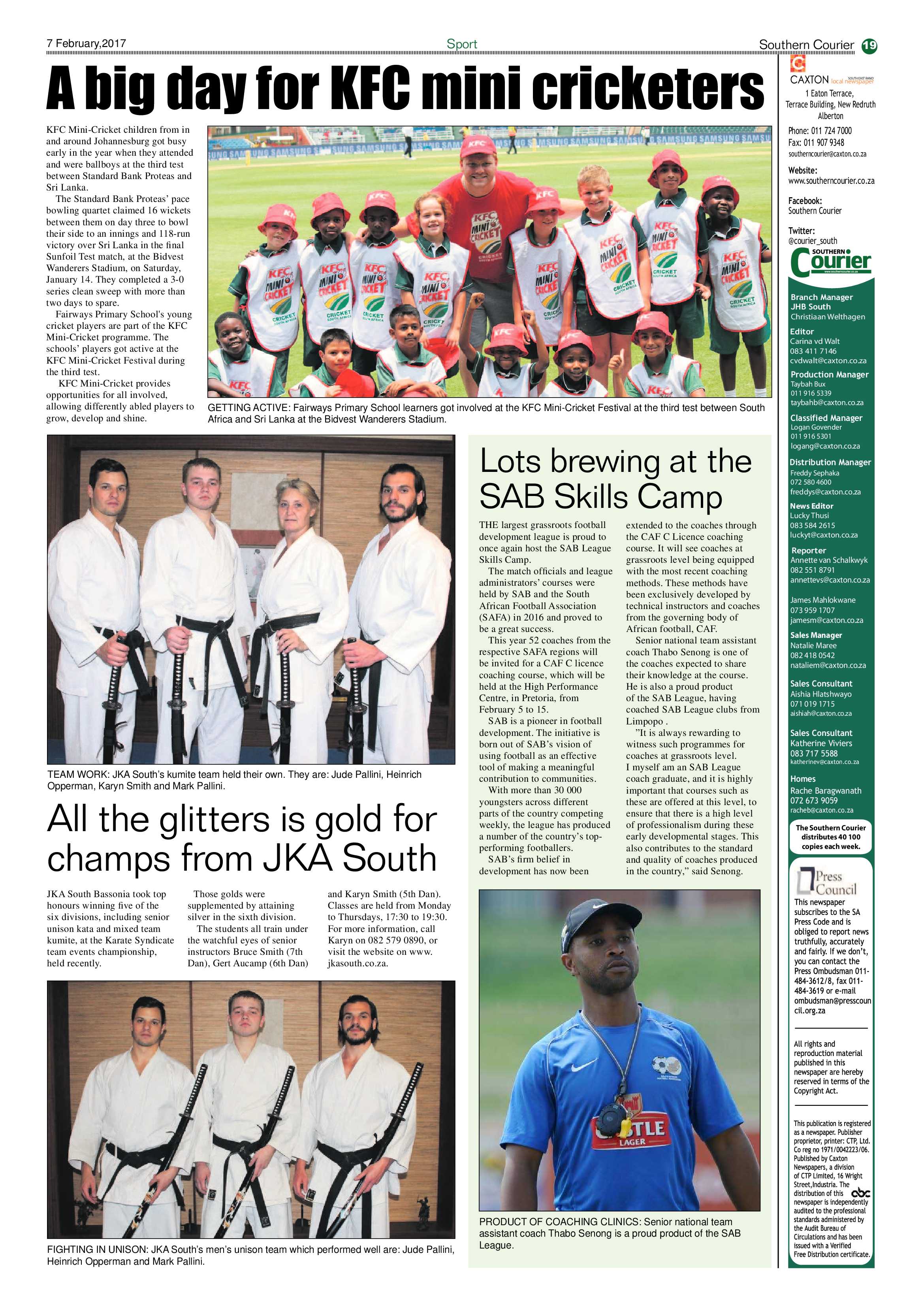 Southern Courier 07 February 2016 page 19