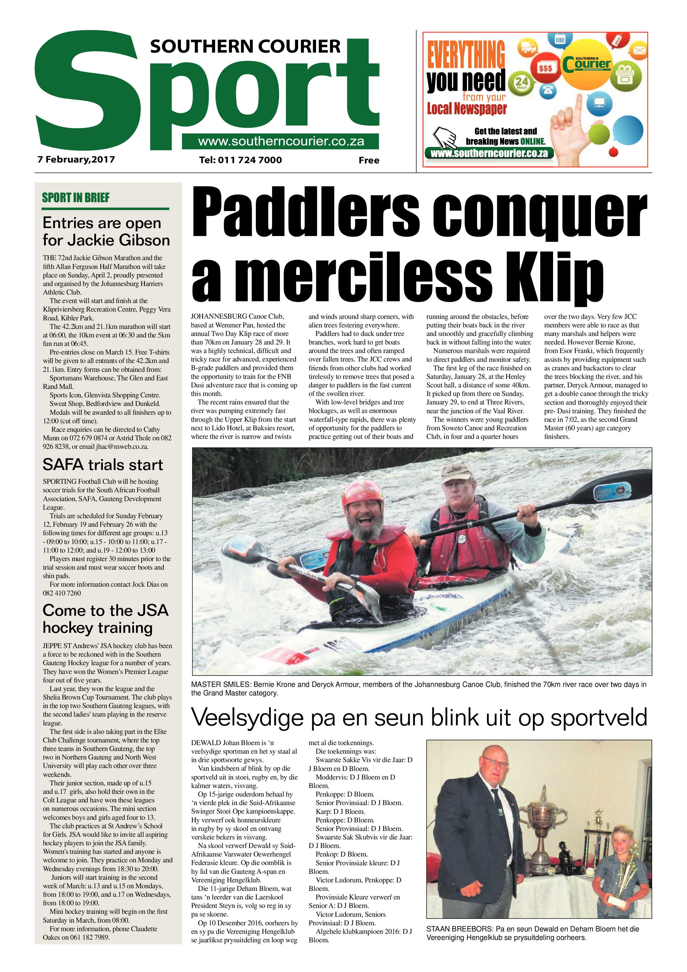 Southern Courier 07 February 2016 page 20