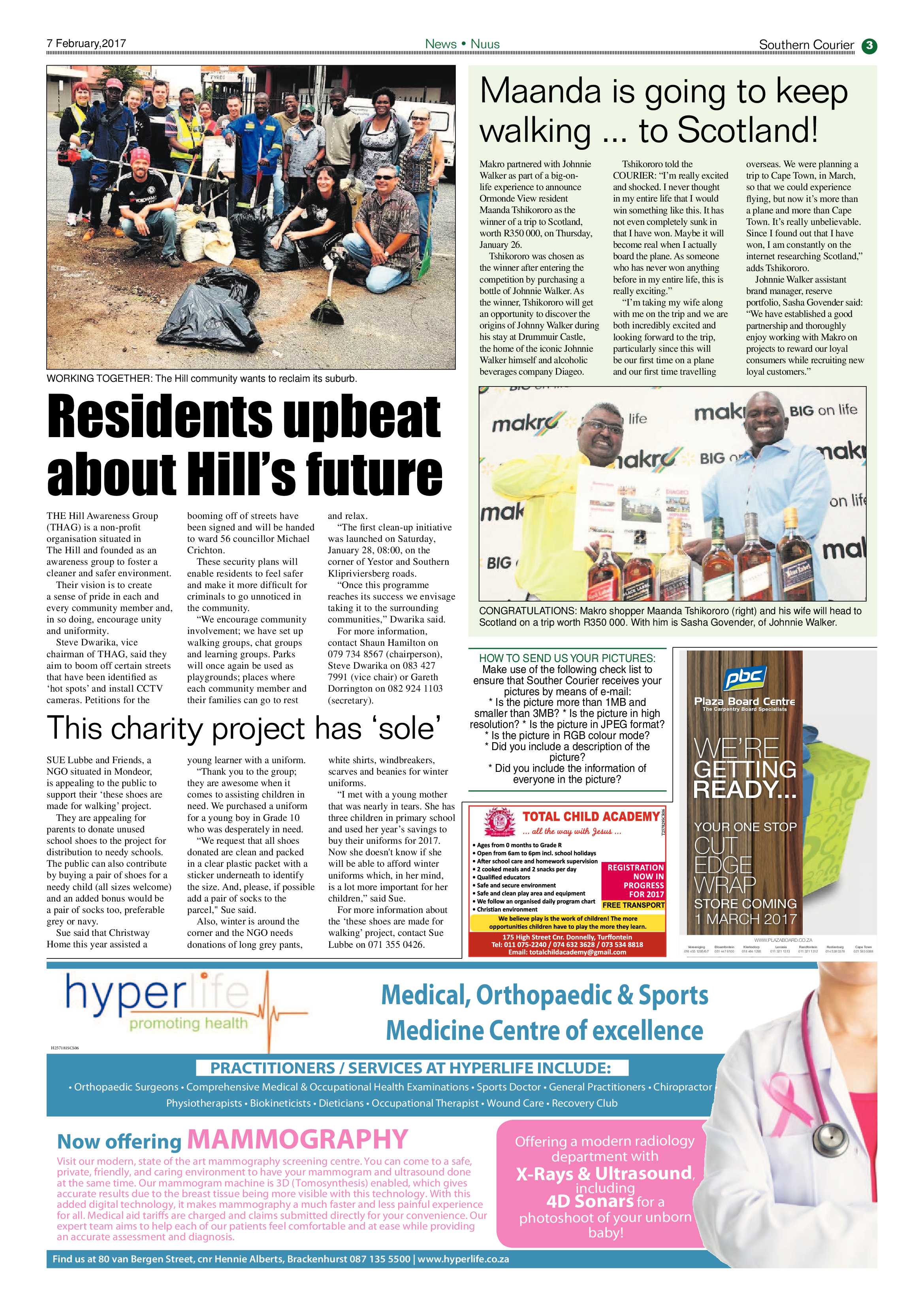 Southern Courier 07 February 2016 page 3