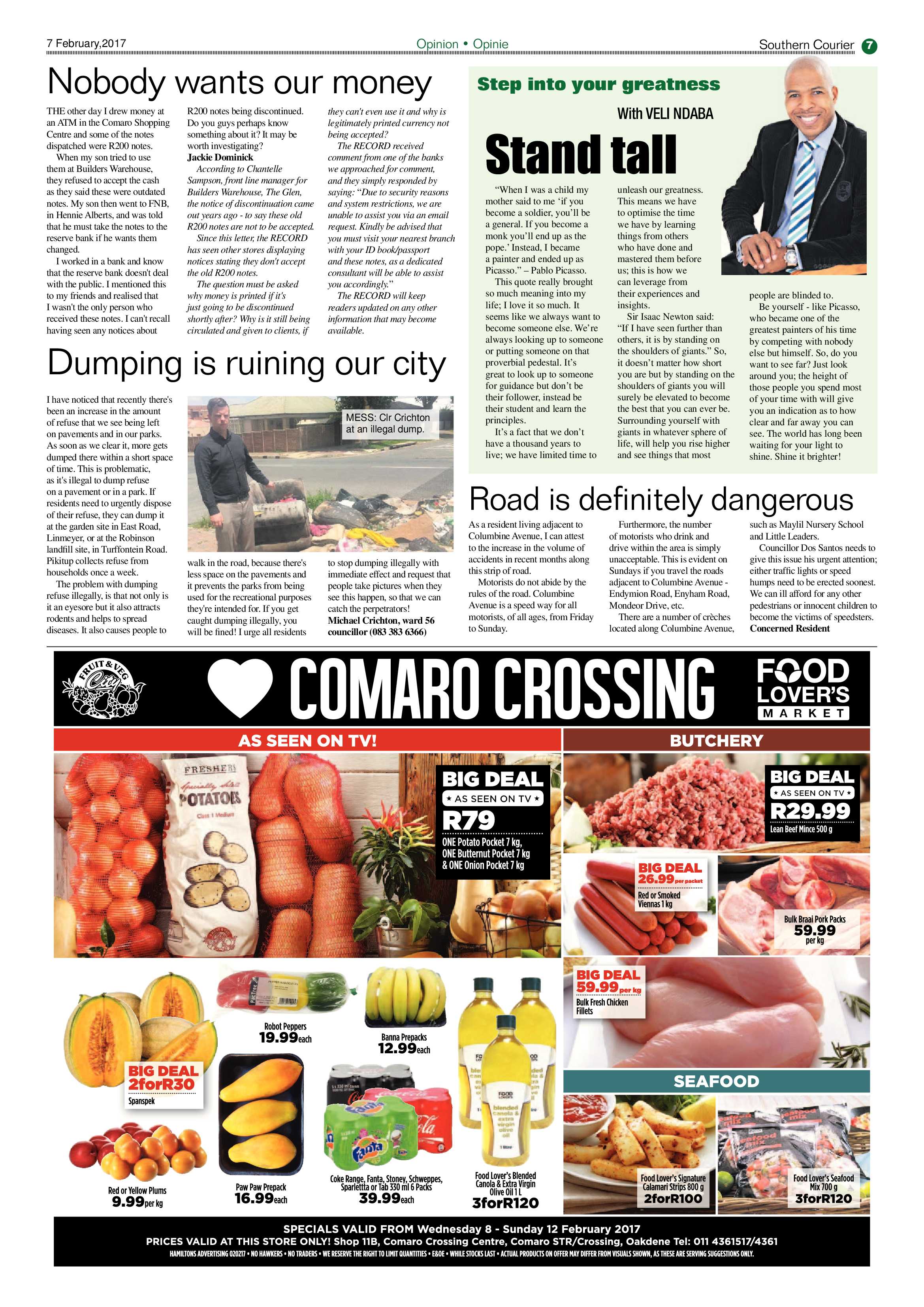 Southern Courier 07 February 2016 page 7