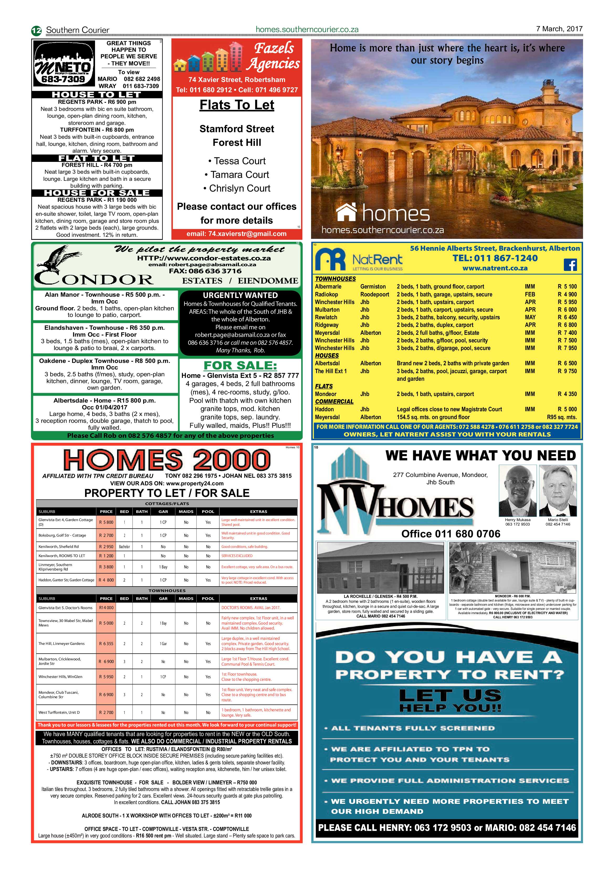 Southern Courier 07 March 2017 page 12