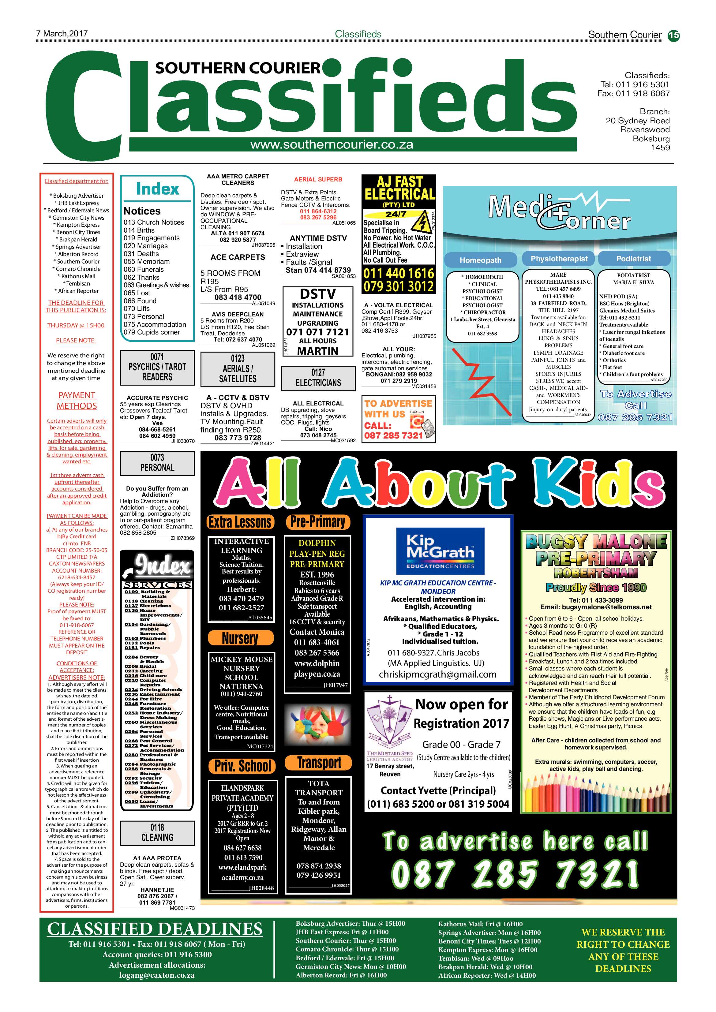 Southern Courier 07 March 2017 page 15