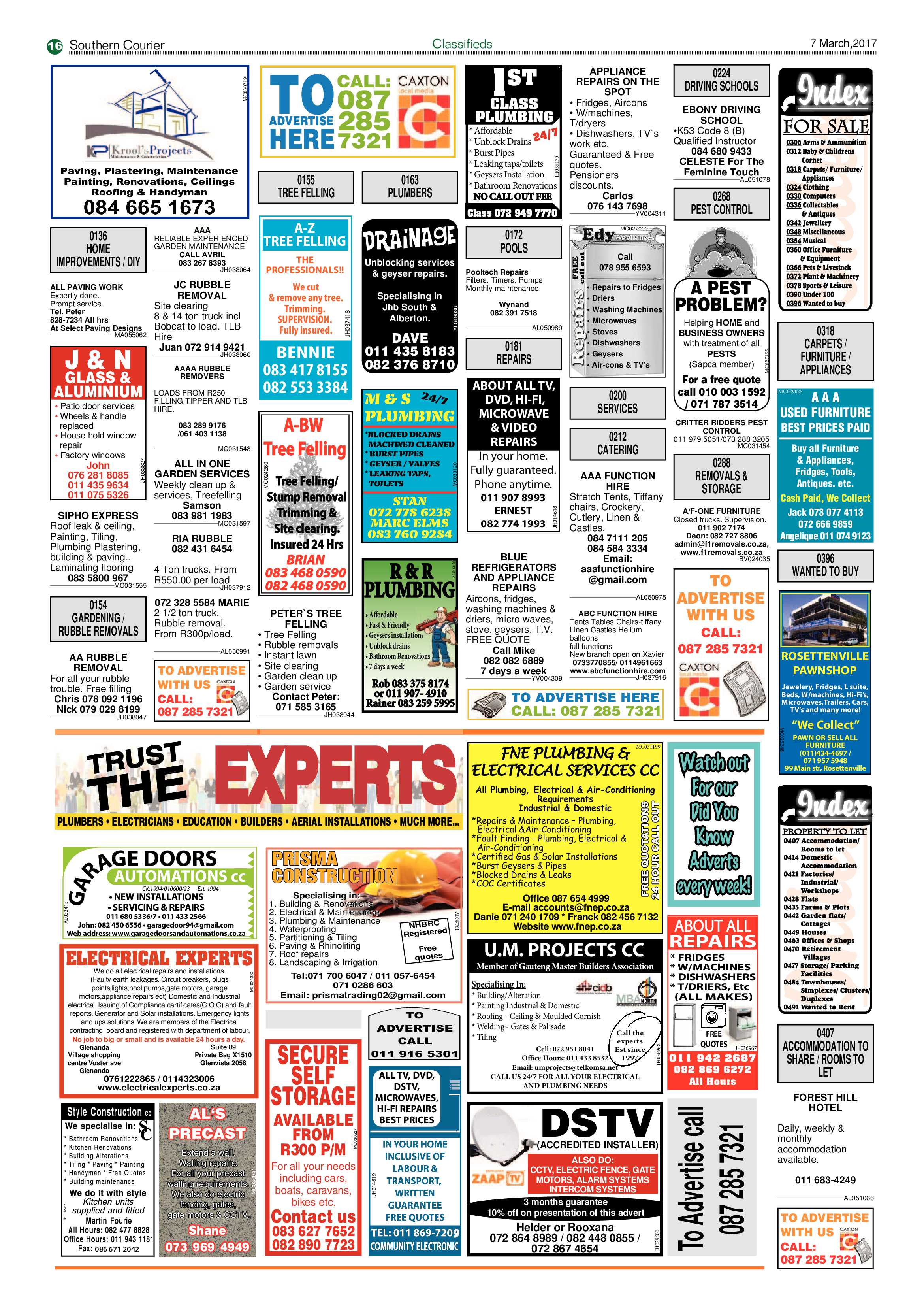Southern Courier 07 March 2017 page 16