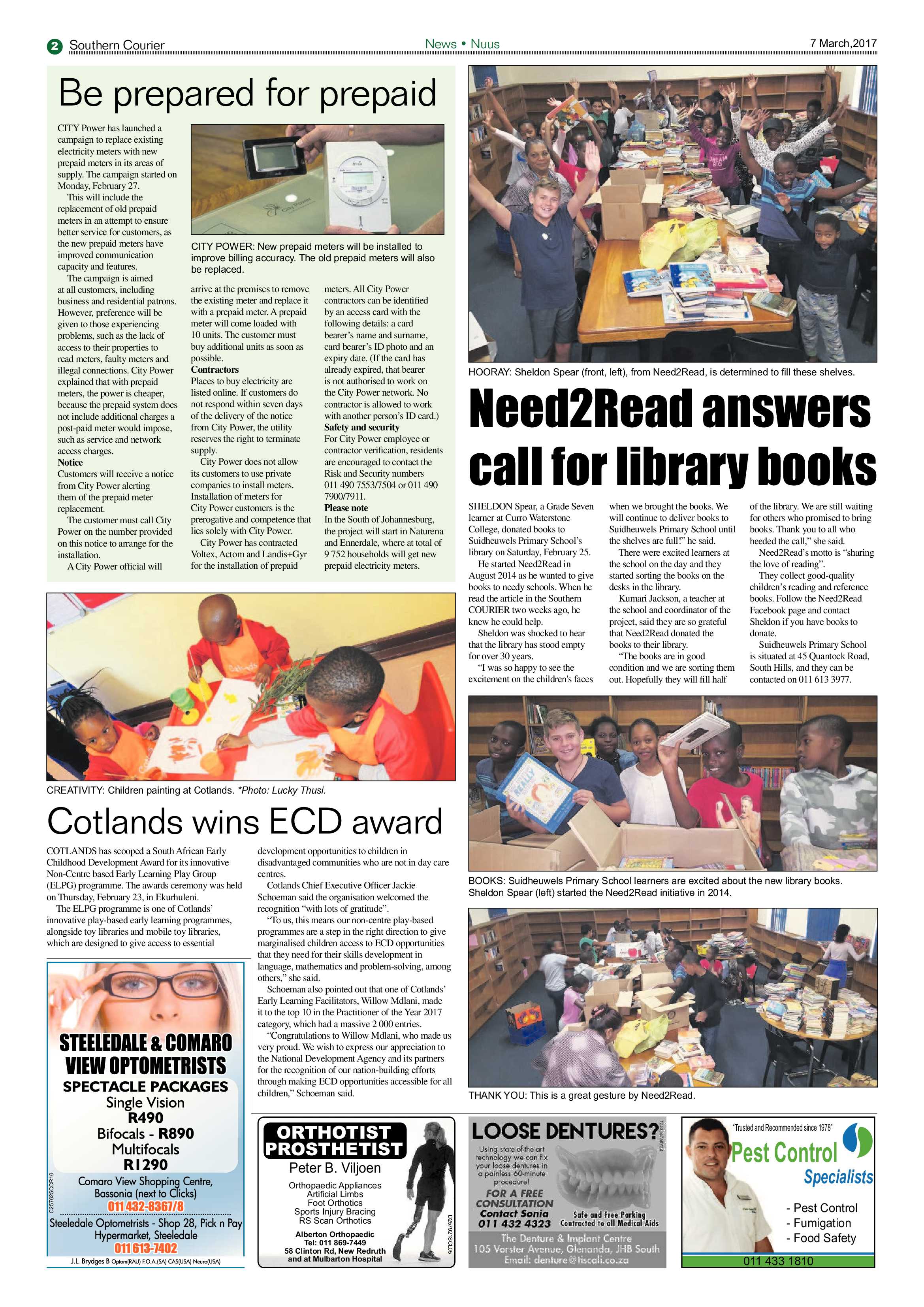 Southern Courier 07 March 2017 page 2