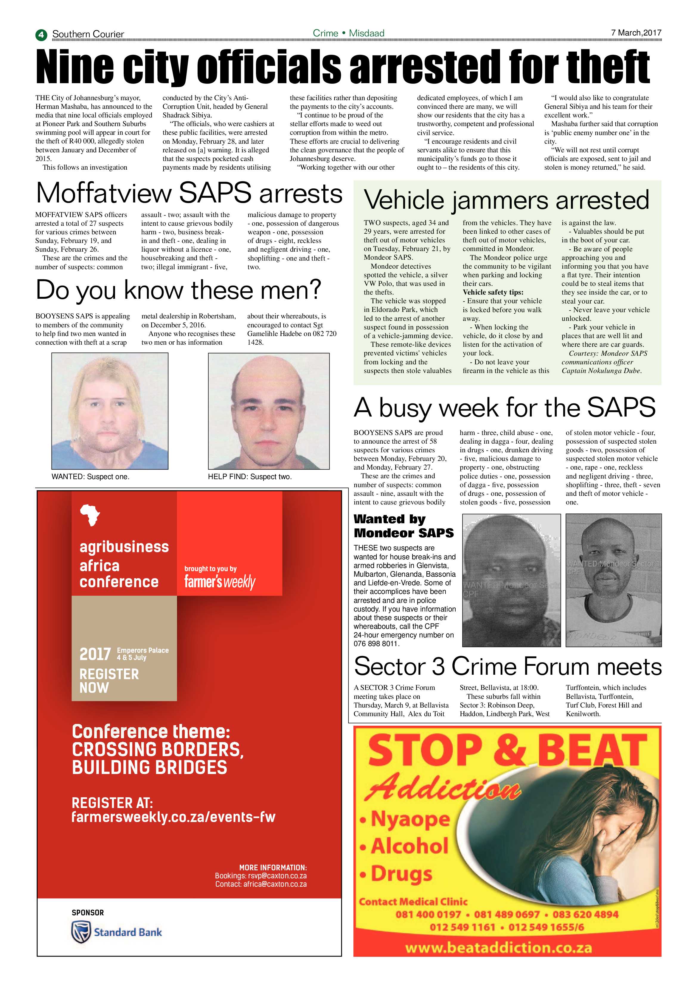 Southern Courier 07 March 2017 page 4
