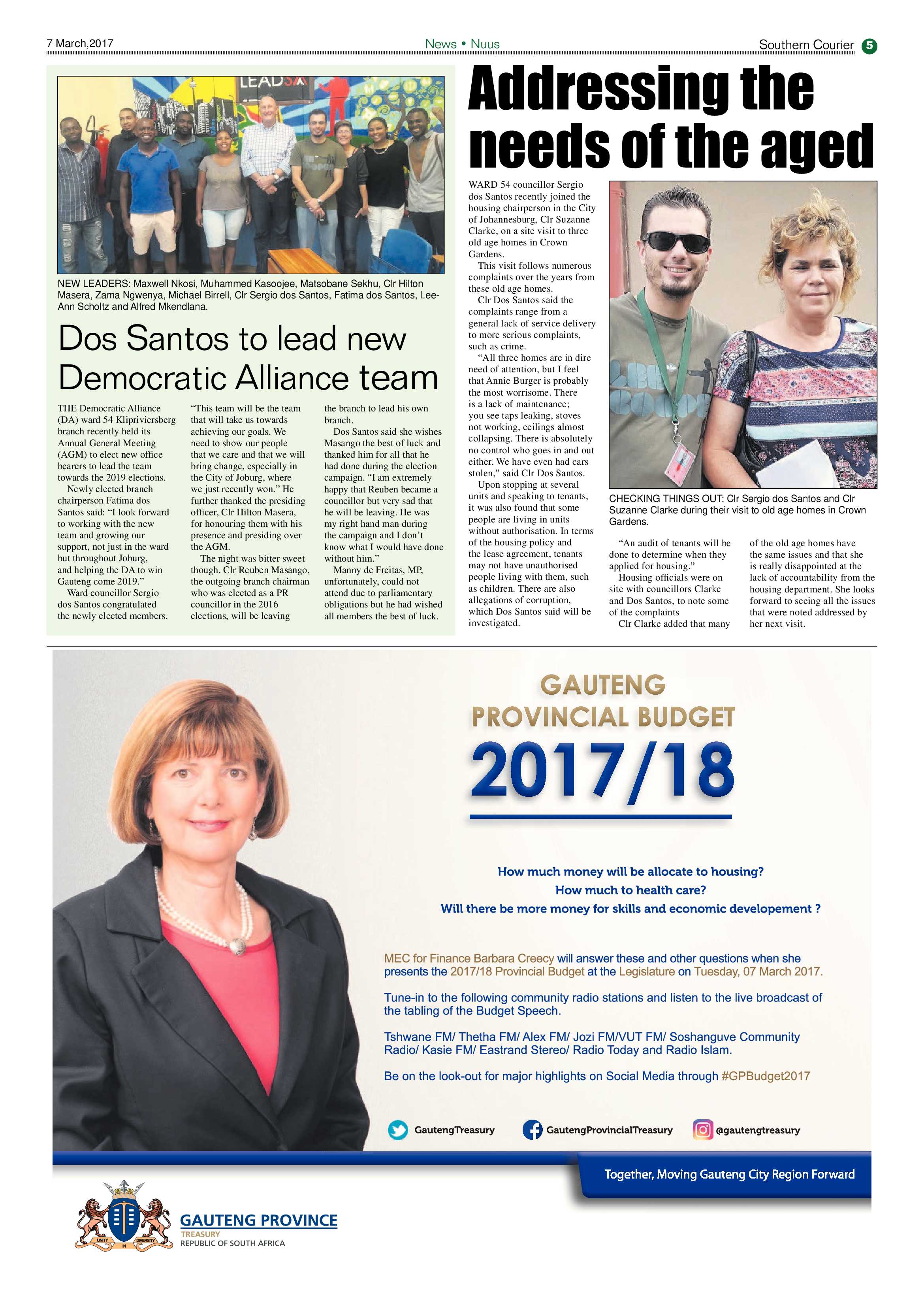 Southern Courier 07 March 2017 page 5