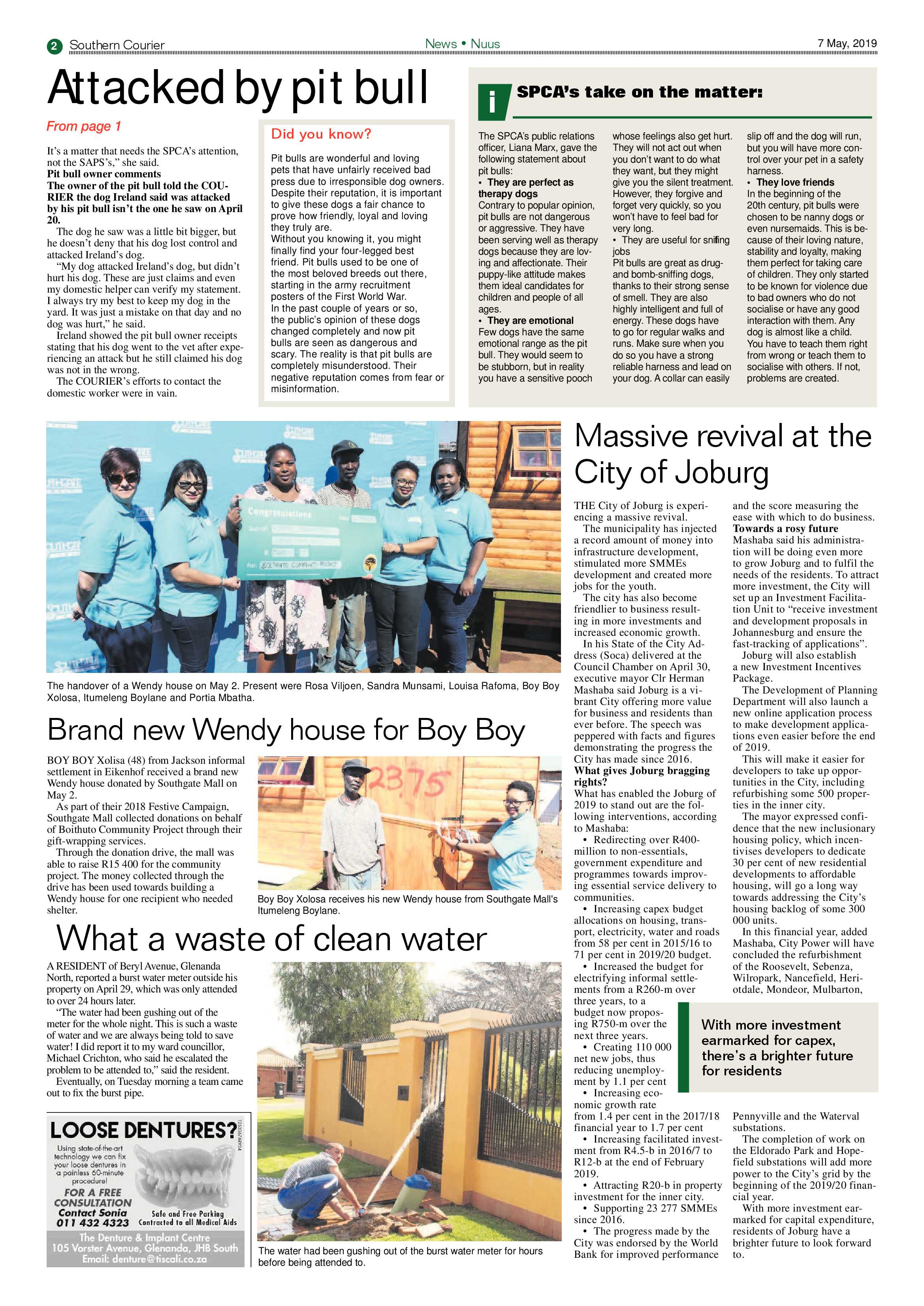 Southern Courier 07 May 2019 page 2