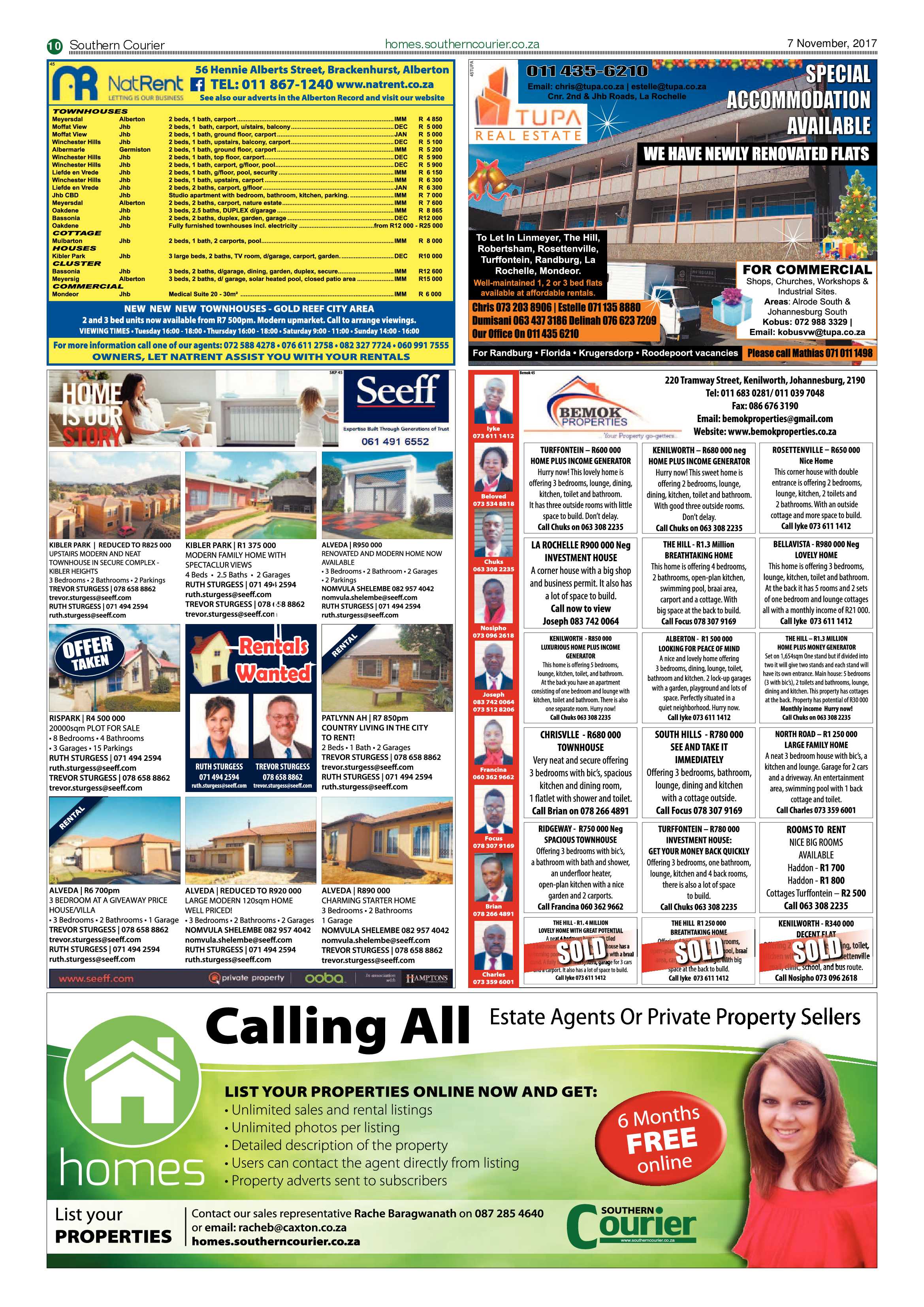 Southern Courier 07 November 2017 page 10