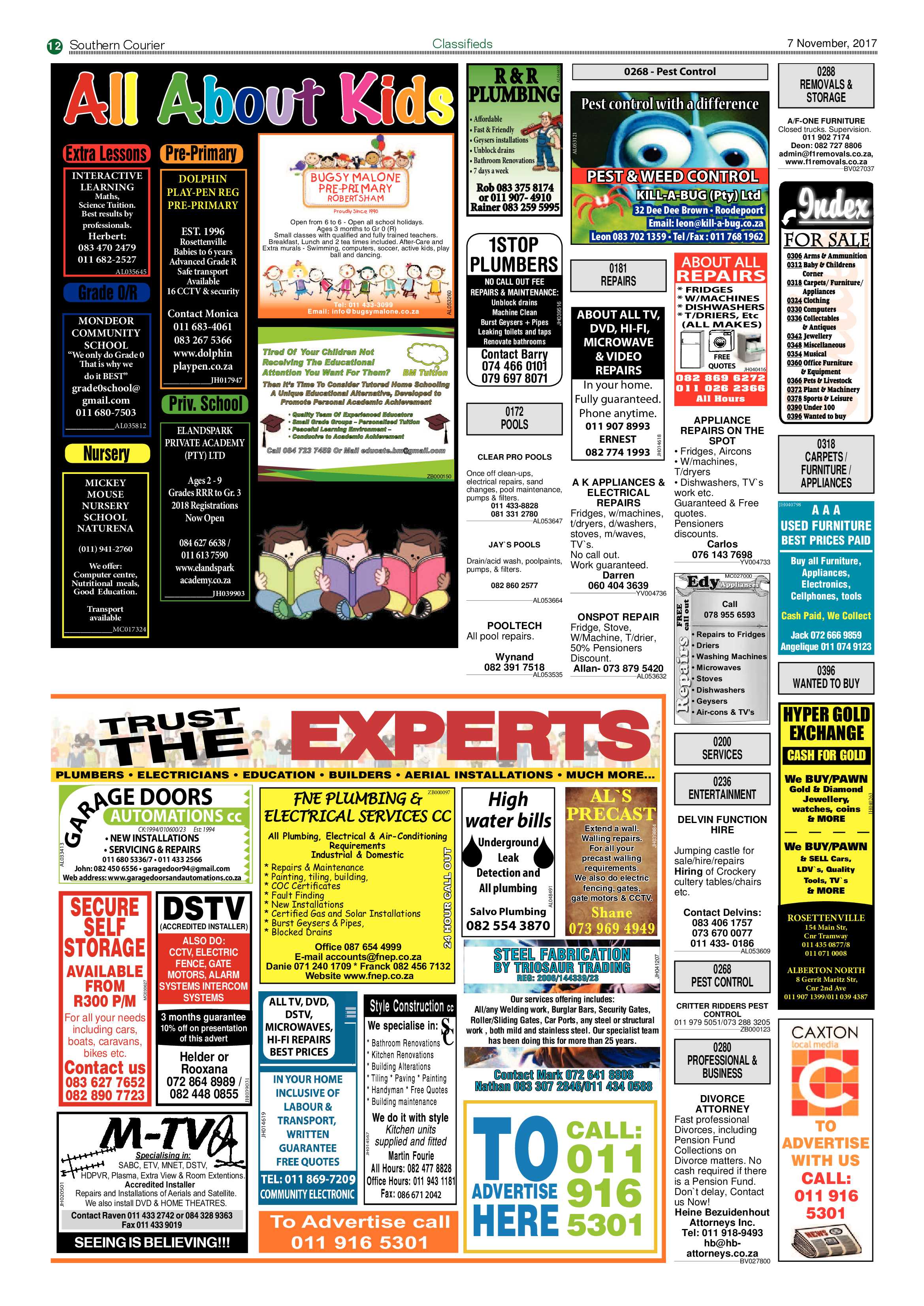 Southern Courier 07 November 2017 page 12