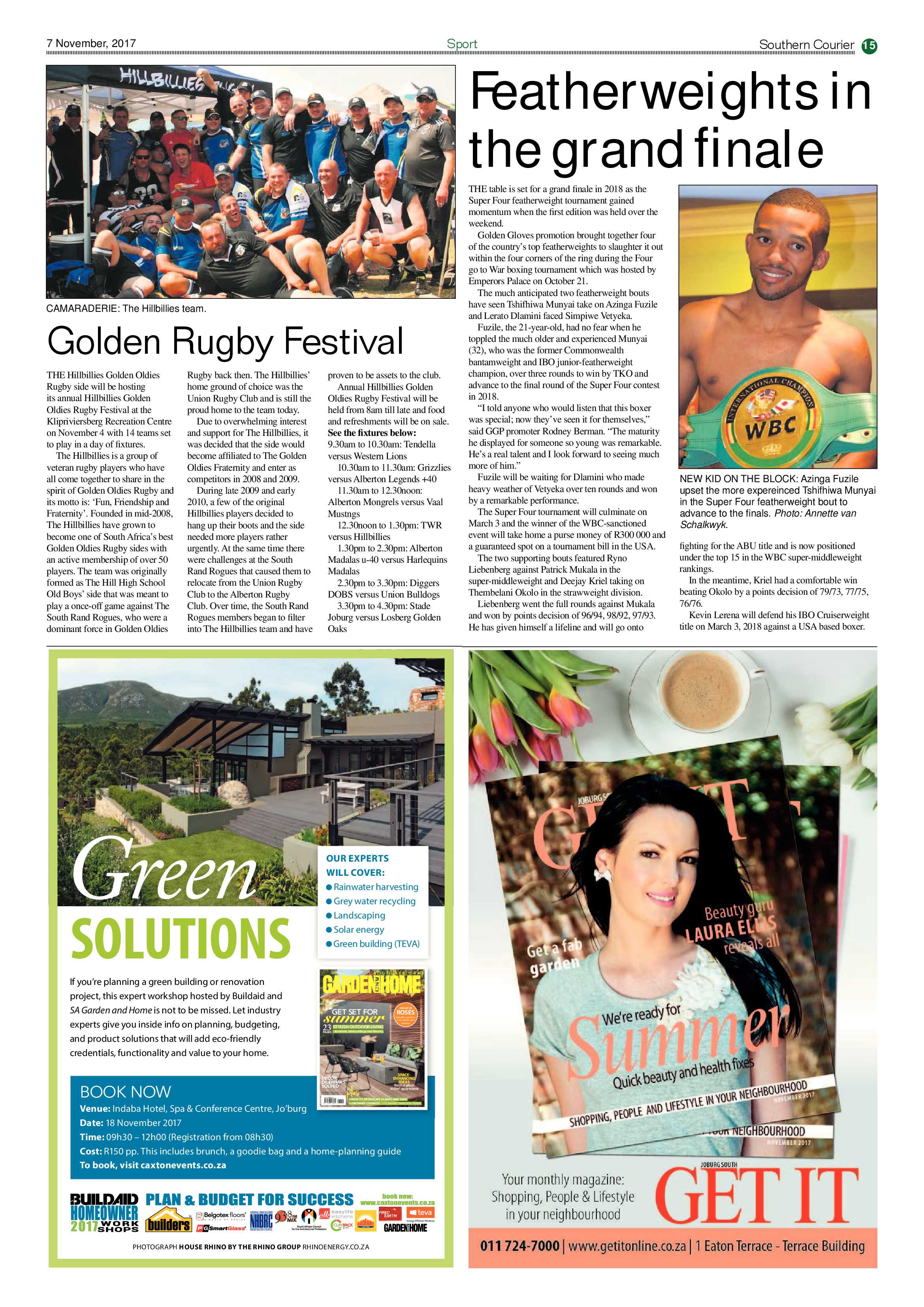 Southern Courier 07 November 2017 page 15
