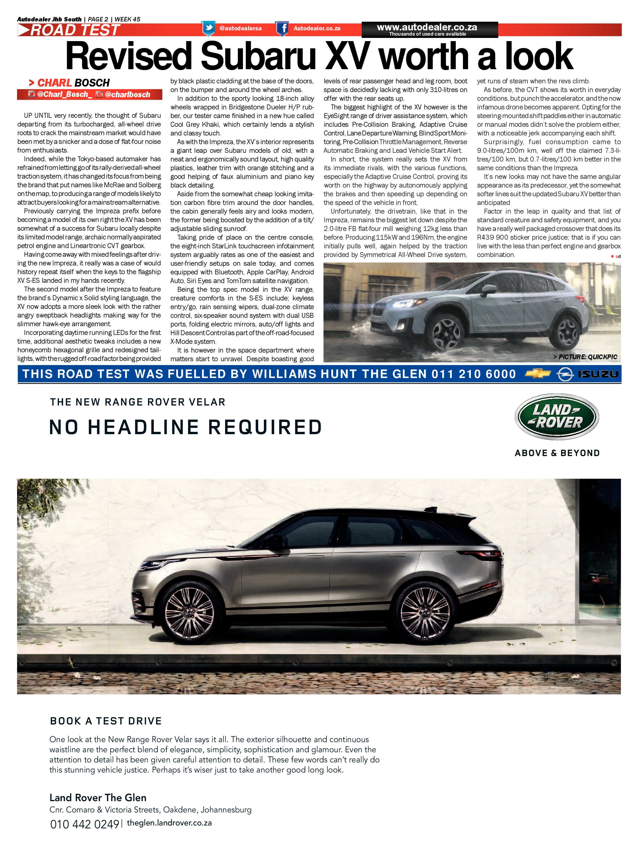 Southern Courier 07 November 2017 page 18