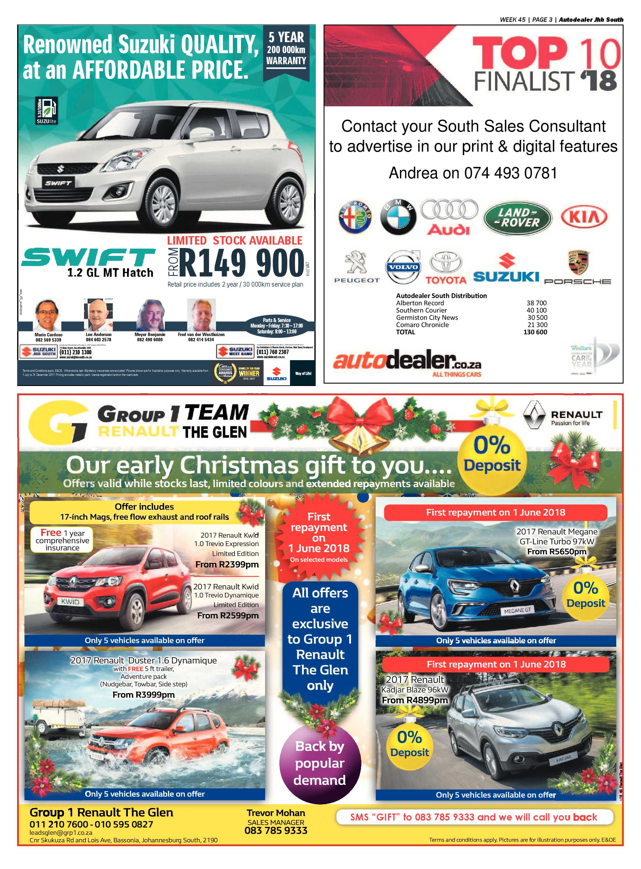 Southern Courier 07 November 2017 page 19