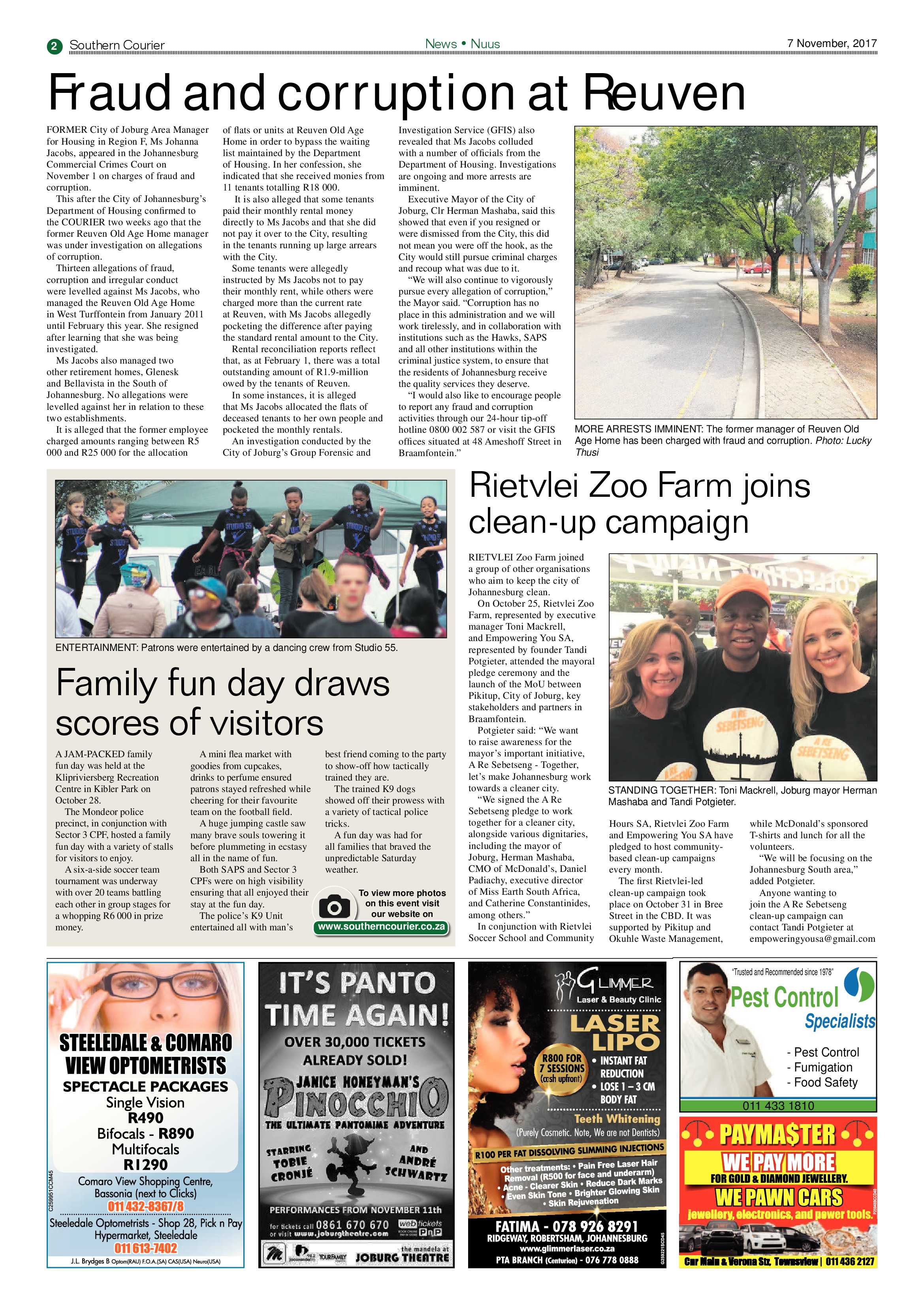 Southern Courier 07 November 2017 page 2