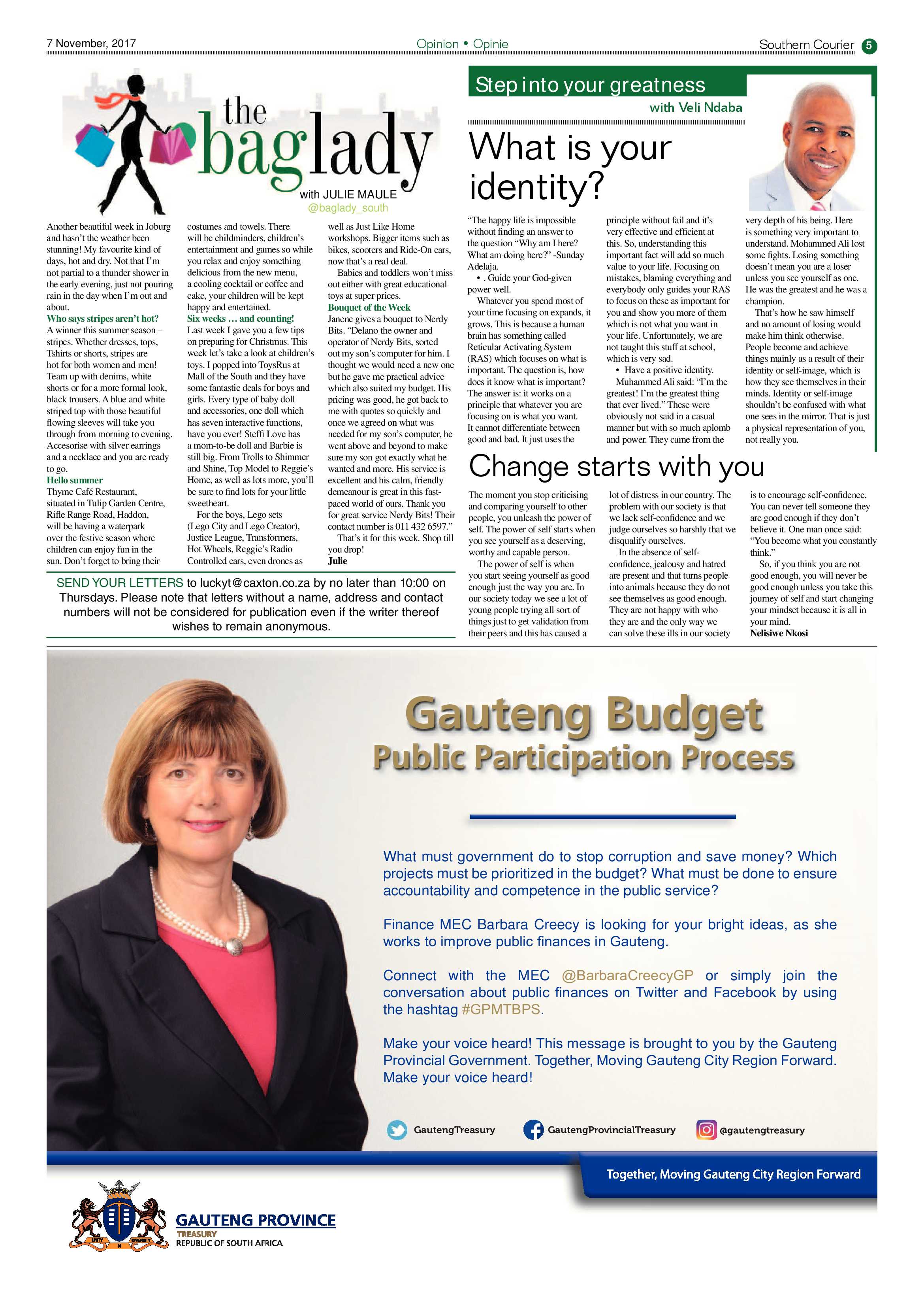 Southern Courier 07 November 2017 page 5