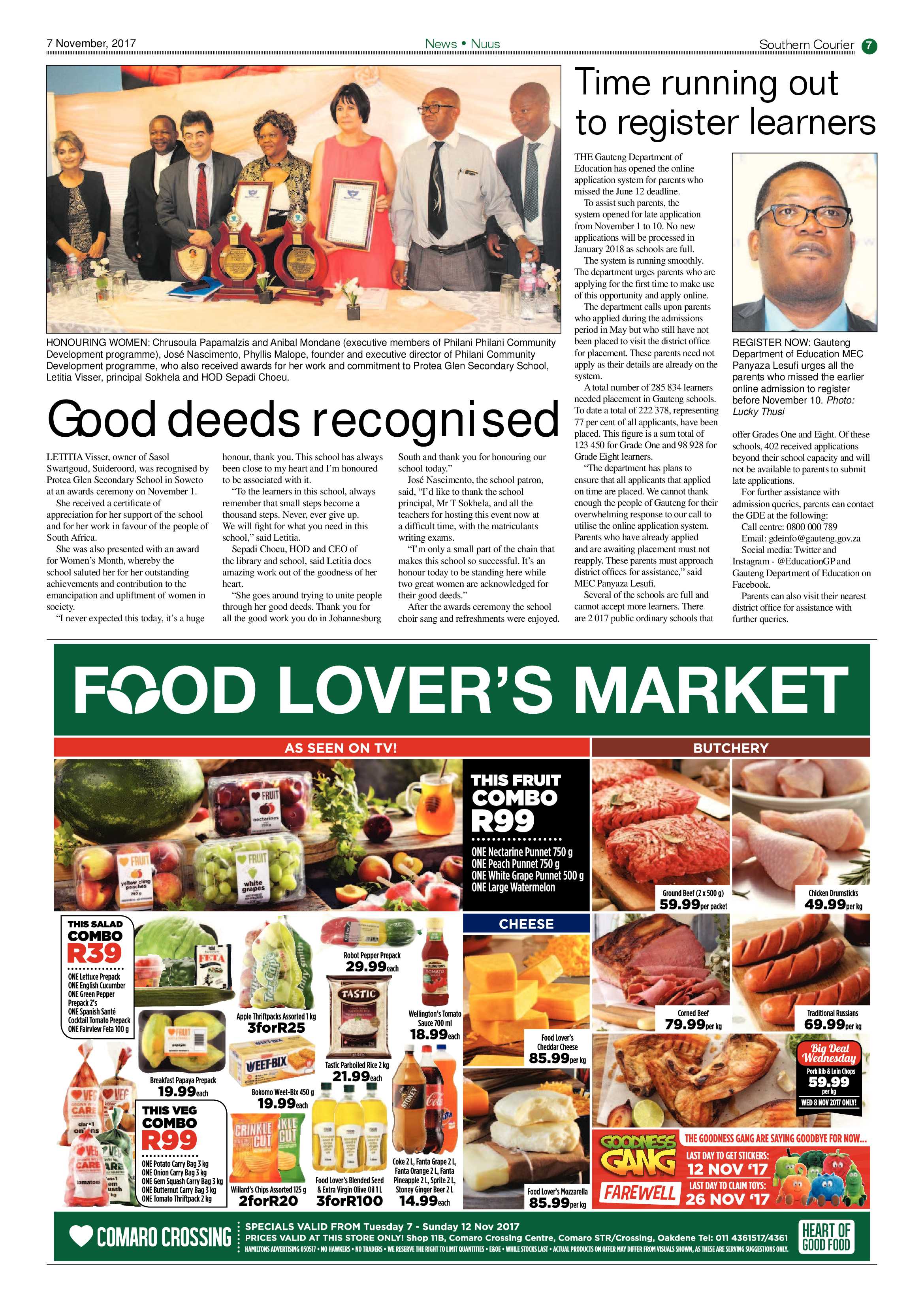 Southern Courier 07 November 2017 page 7