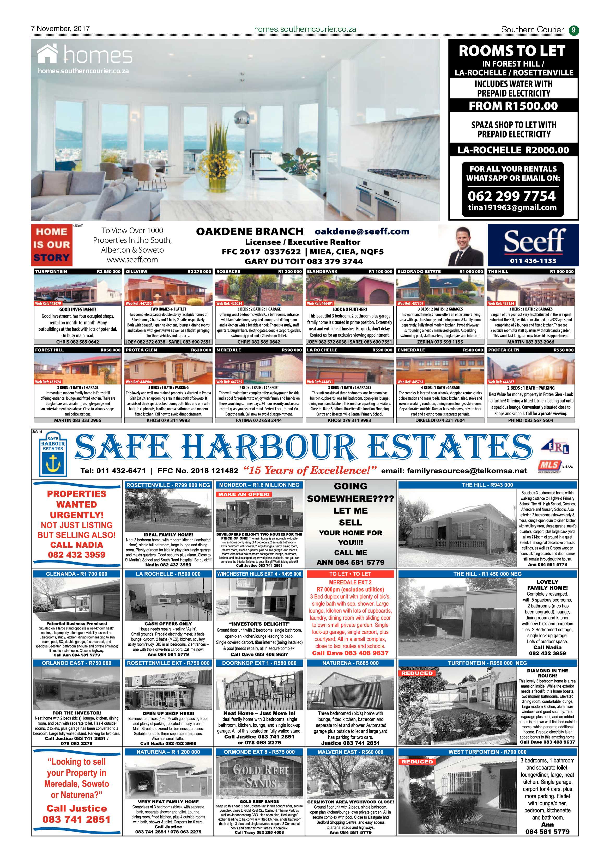 Southern Courier 07 November 2017 page 9