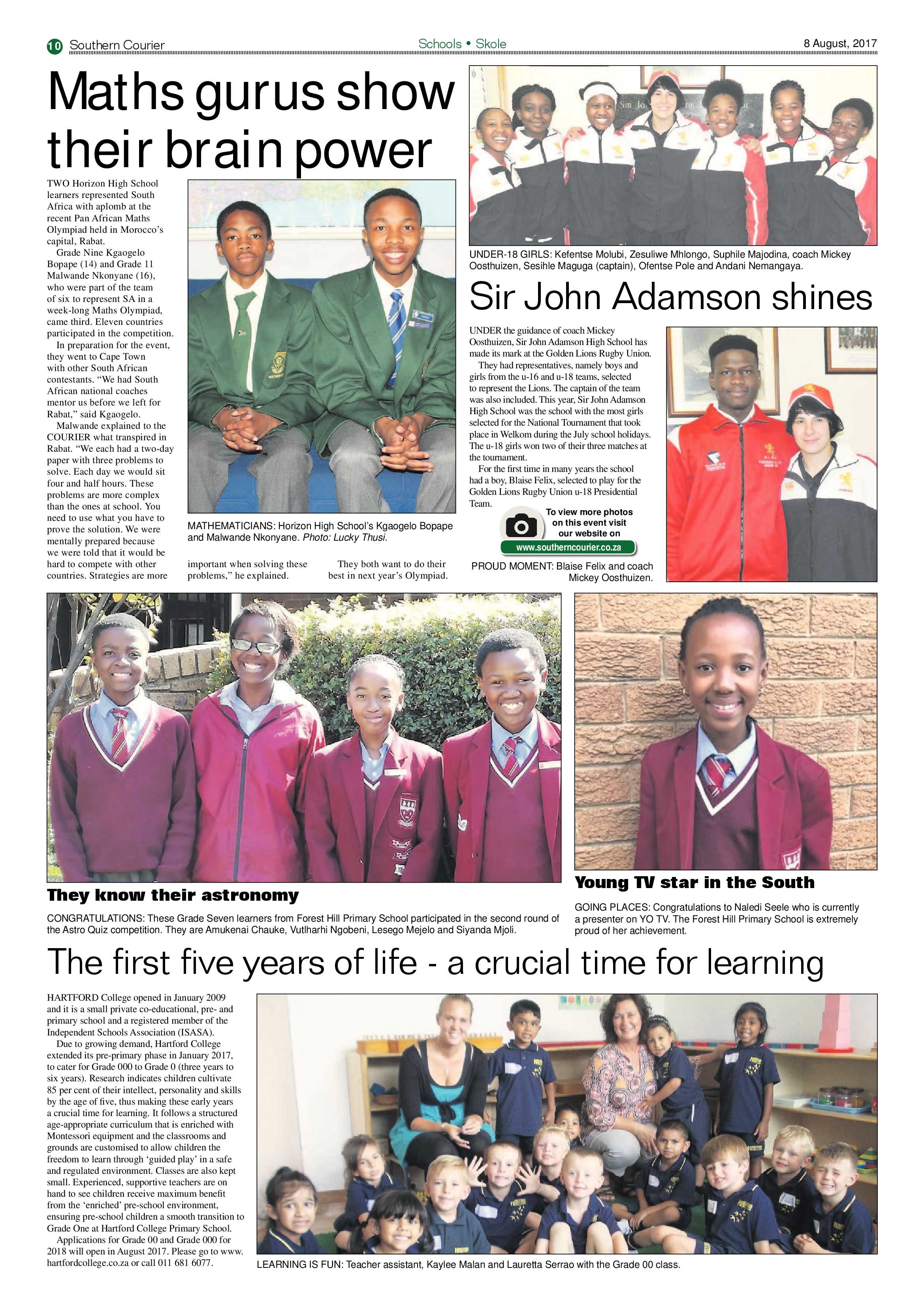 Southern Courier 08 August 2017 page 10