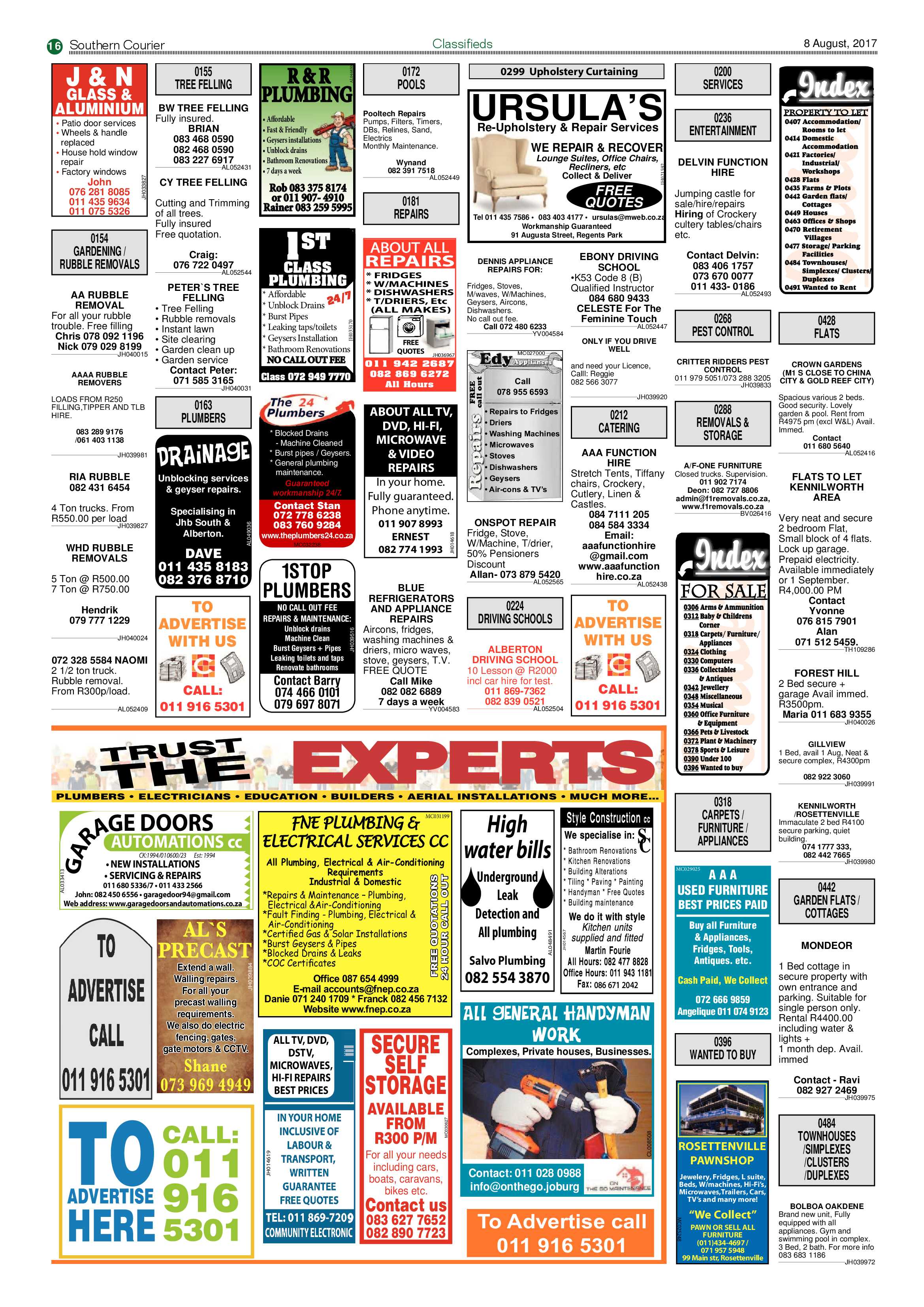 Southern Courier 08 August 2017 page 16