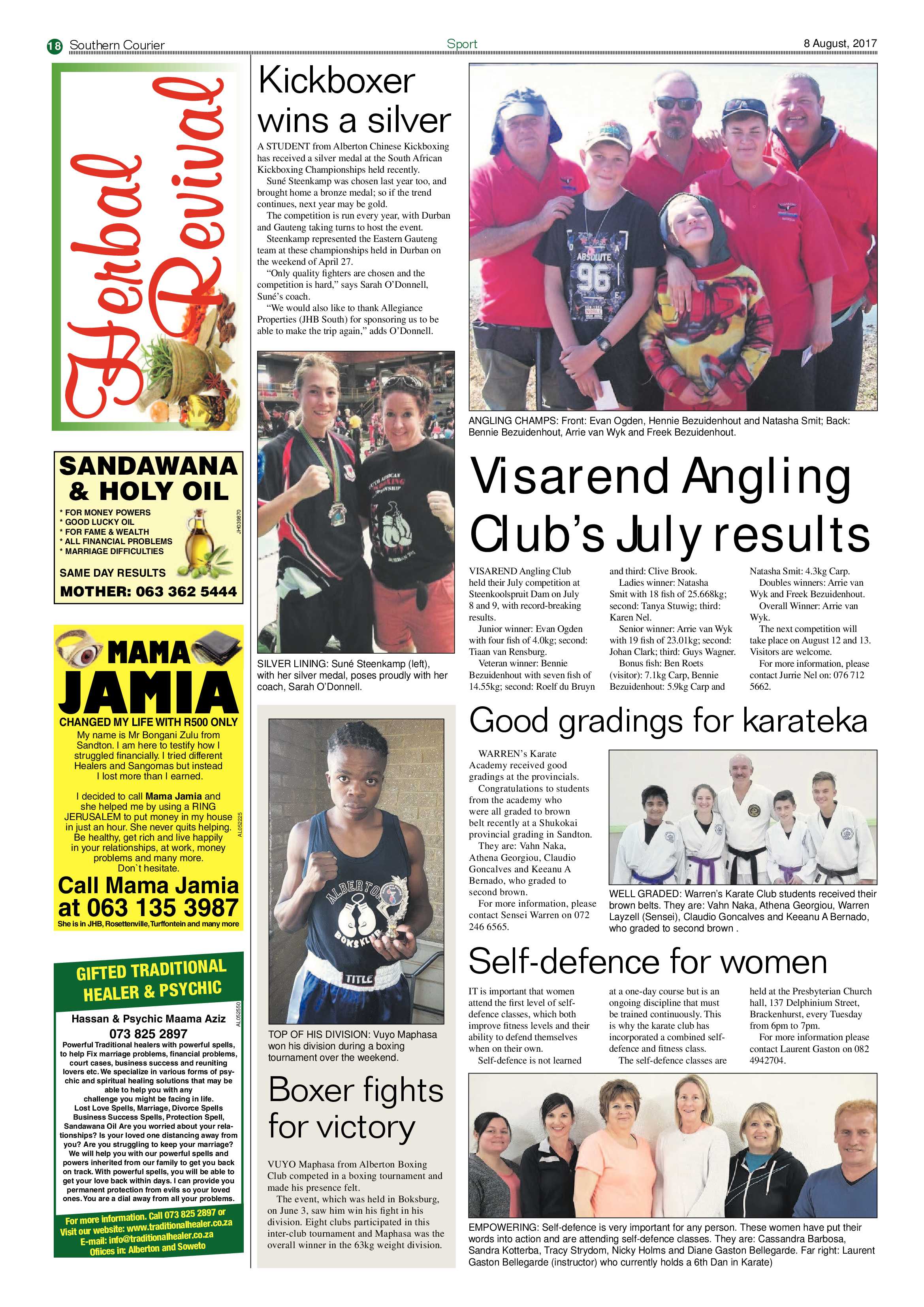 Southern Courier 08 August 2017 page 18